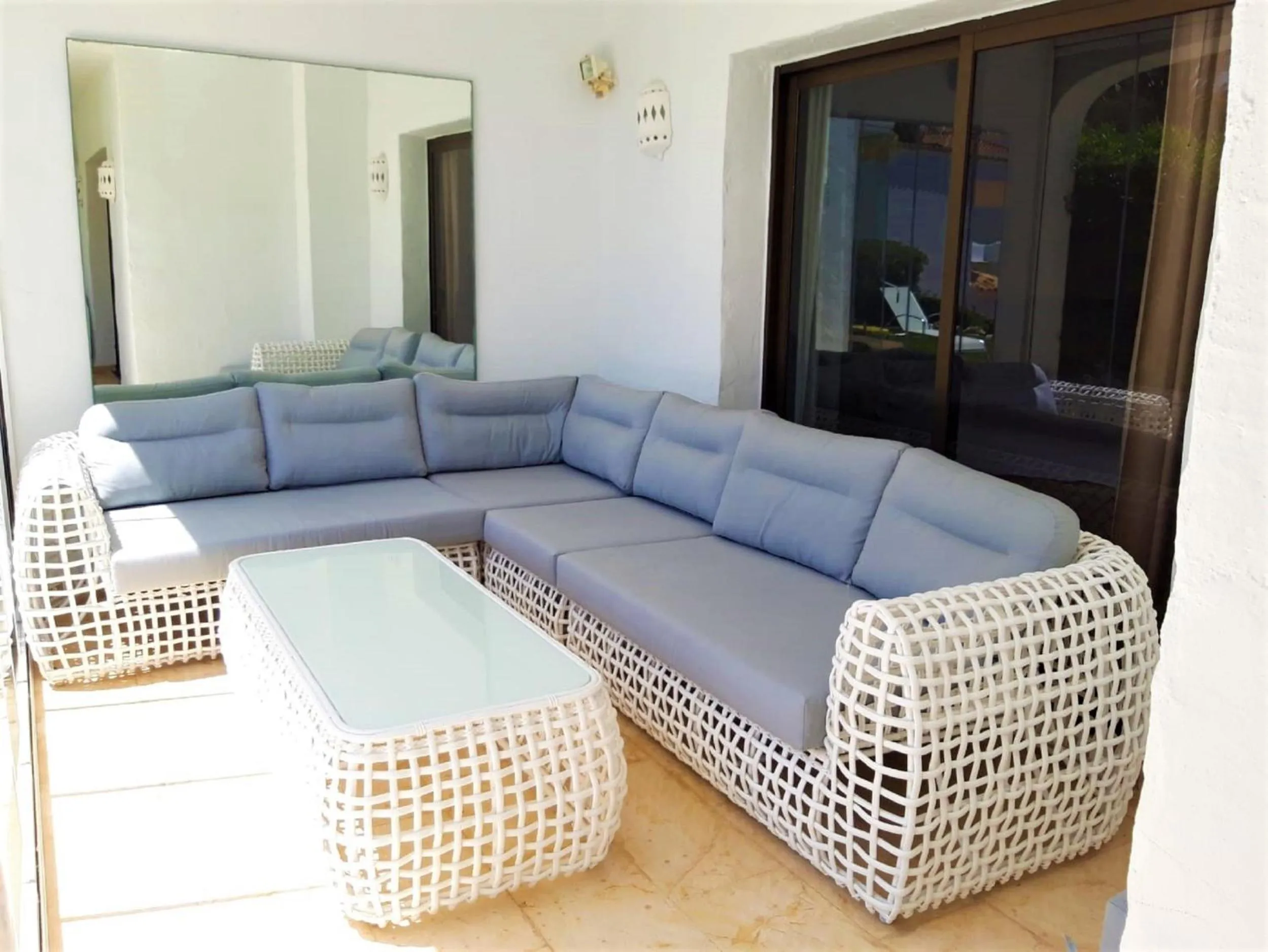 Patio in Coral Beach Aparthotel