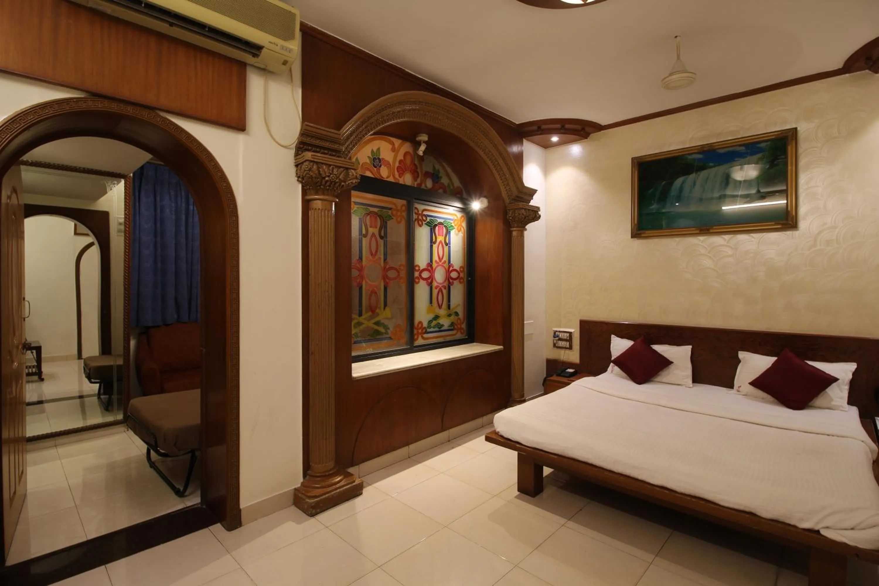 Photo of the whole room, Bed in Hotel Shivam