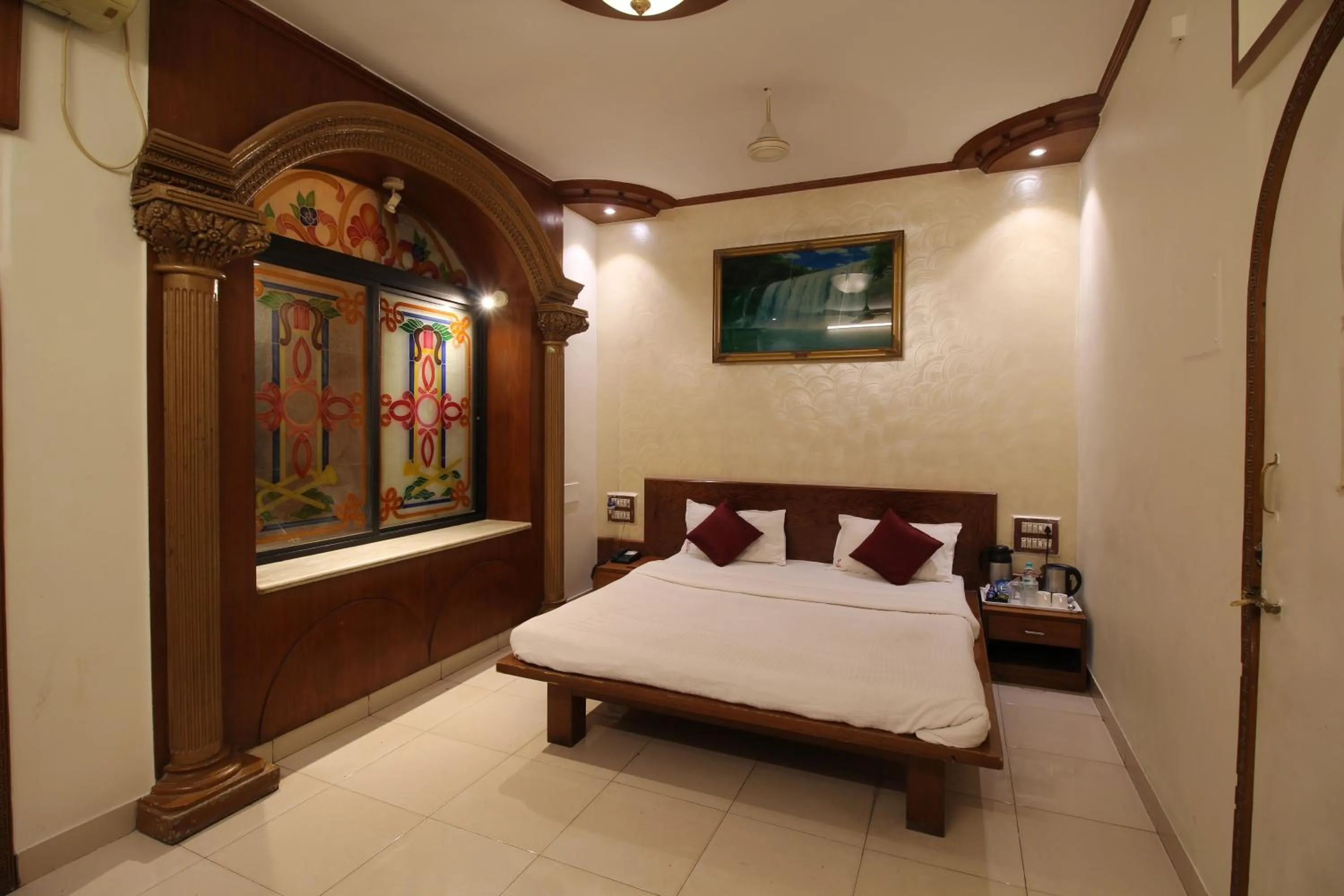 Photo of the whole room, Bed in Hotel Shivam