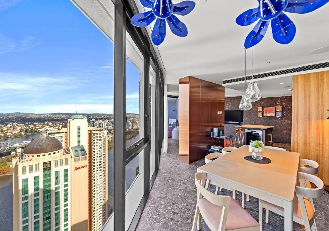 Dining area in Spire Residences by CLLIX