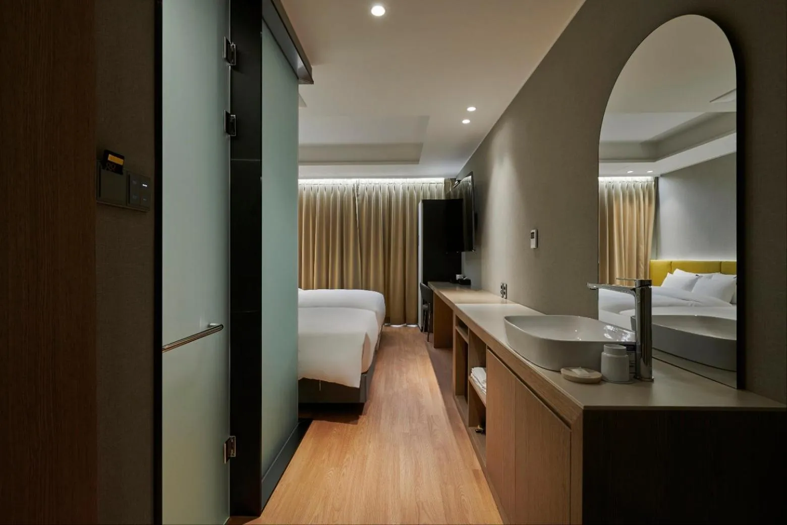 Living room, Bed in 88Hotel