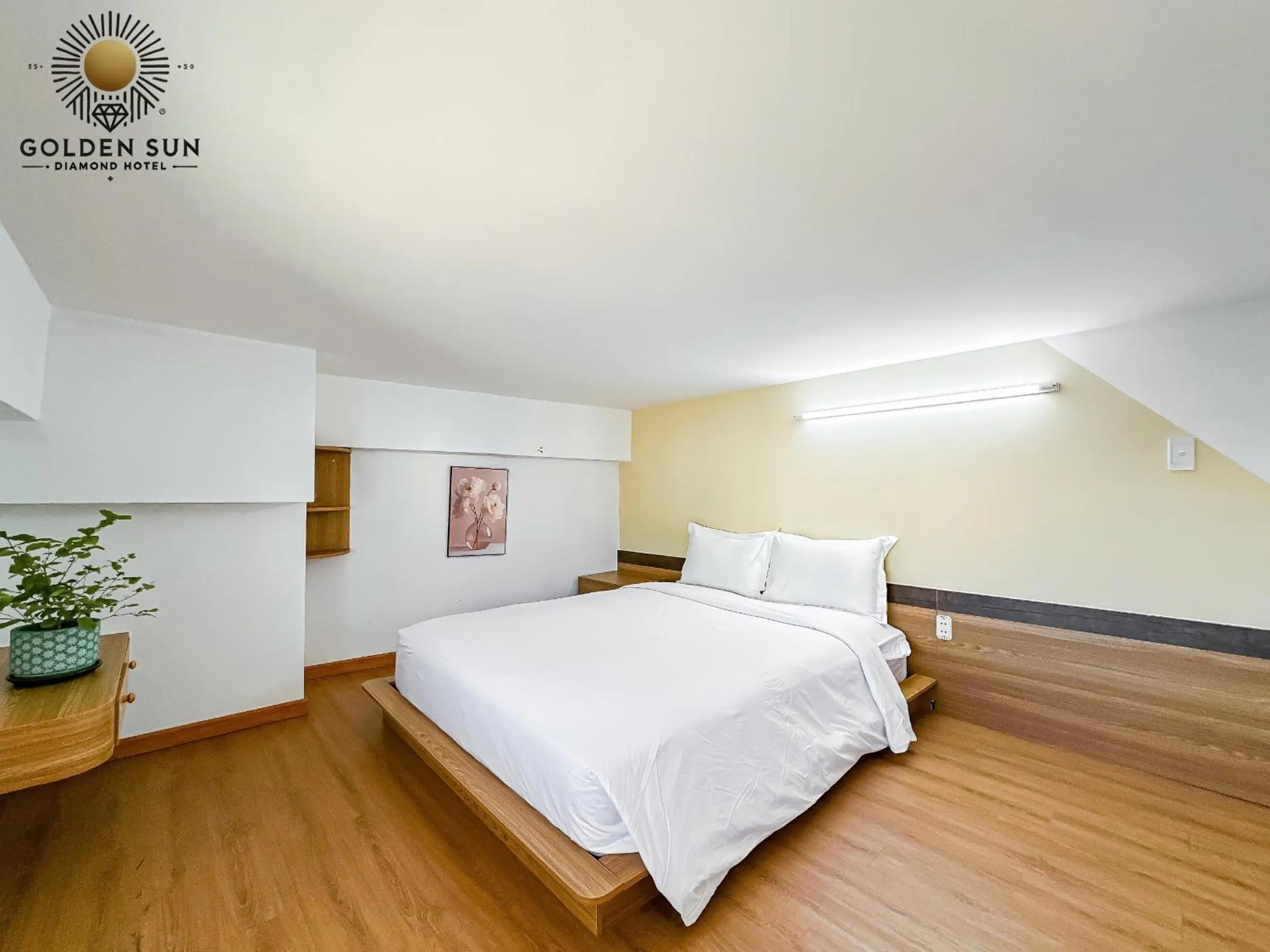 Bed in Golden Sun Hotel Apartments 7 - Quận 7