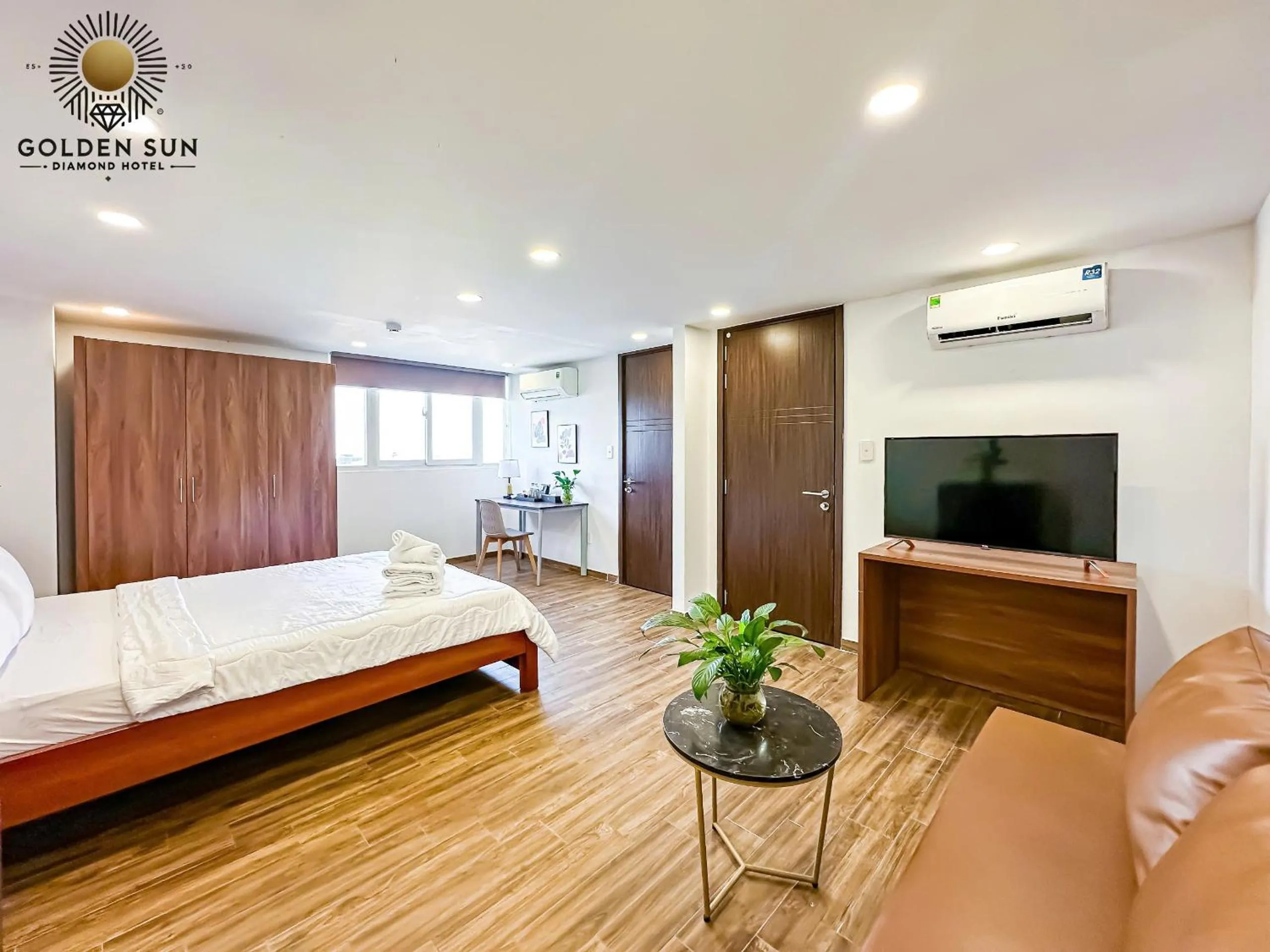 Bed in Golden Sun Hotel Apartments 7 - Quận 7