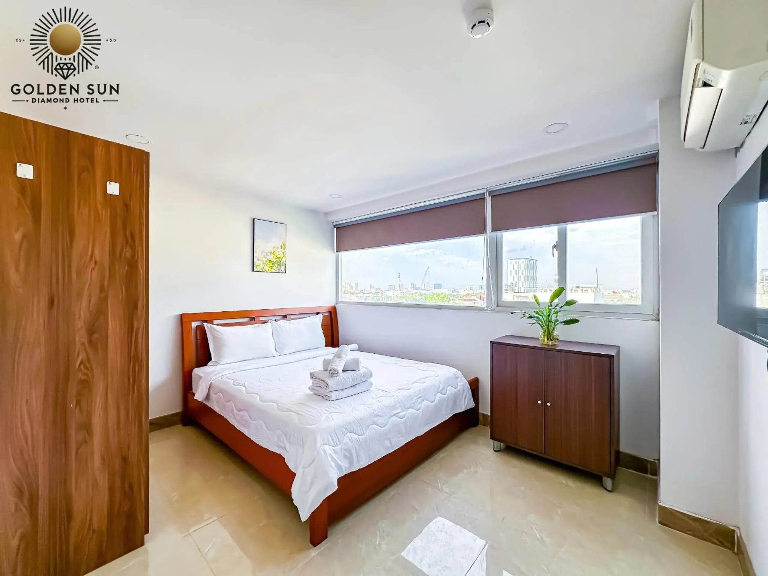 Two-Bedroom Apartment with City View in Golden Sun Hotel Apartments 7 - Quận 7 Two-Bedroom Apartment with City View in Golden Sun Hotel Apartments 7 - Quận 7