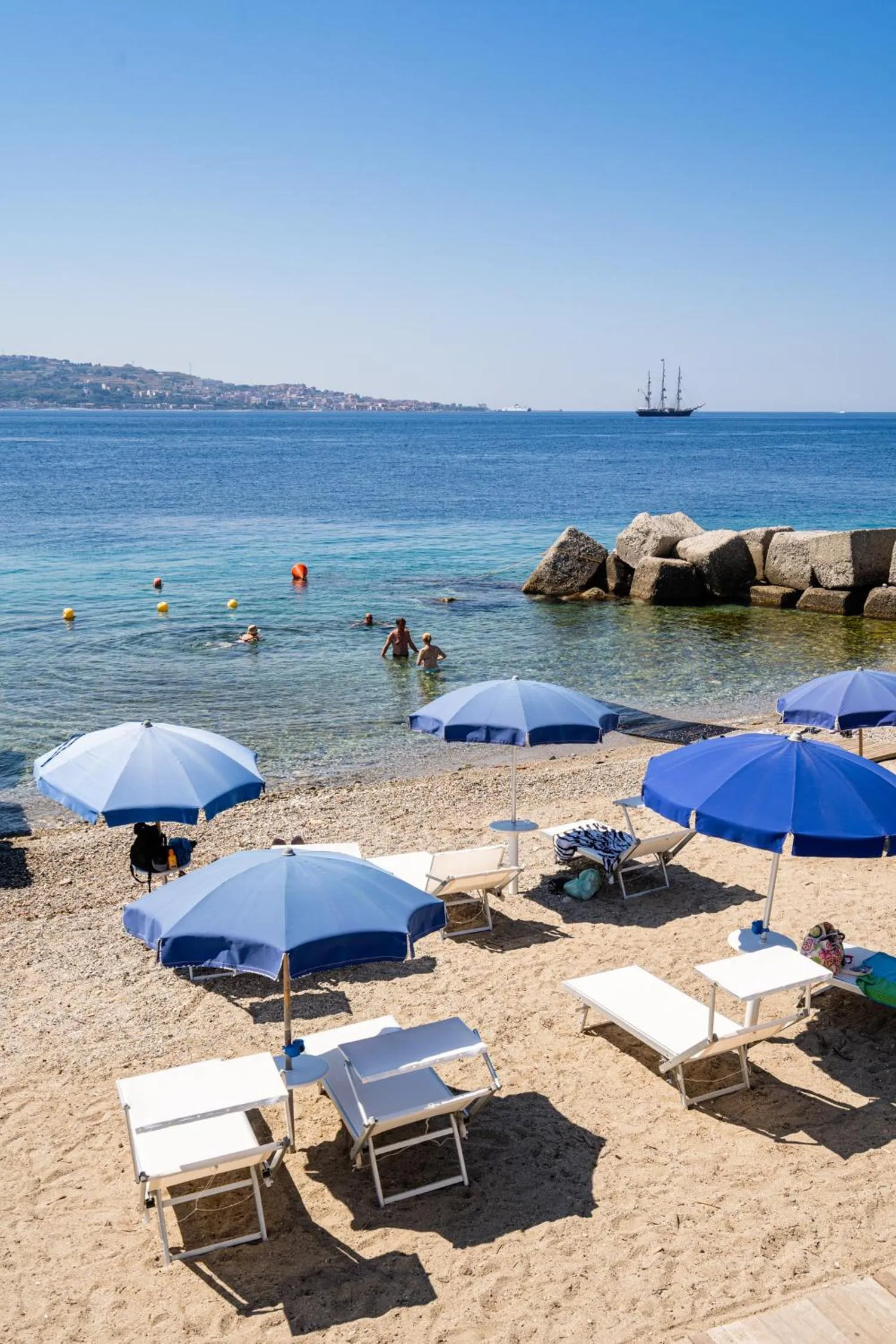 Beach in Capo Peloro Hotel