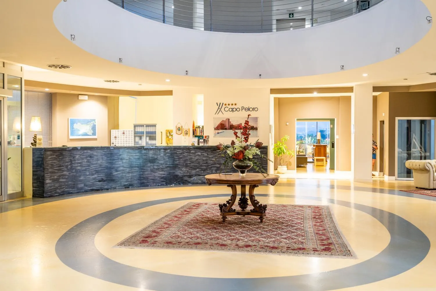 Lobby or reception in Capo Peloro Hotel