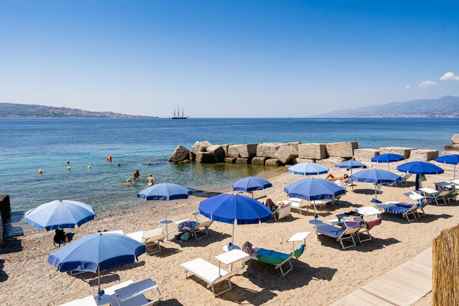 Beach in Capo Peloro Hotel