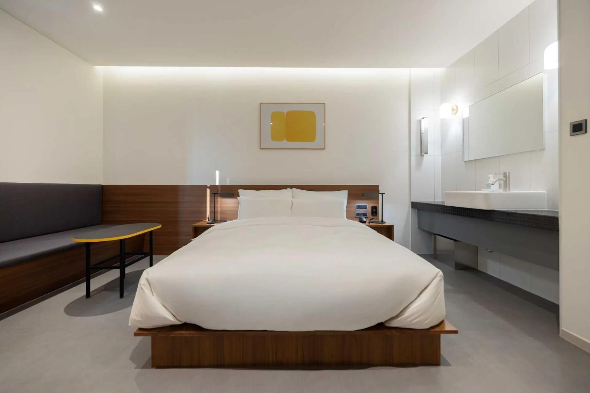 Bedroom, Bed in Moor Hotel Mokpo By Anook