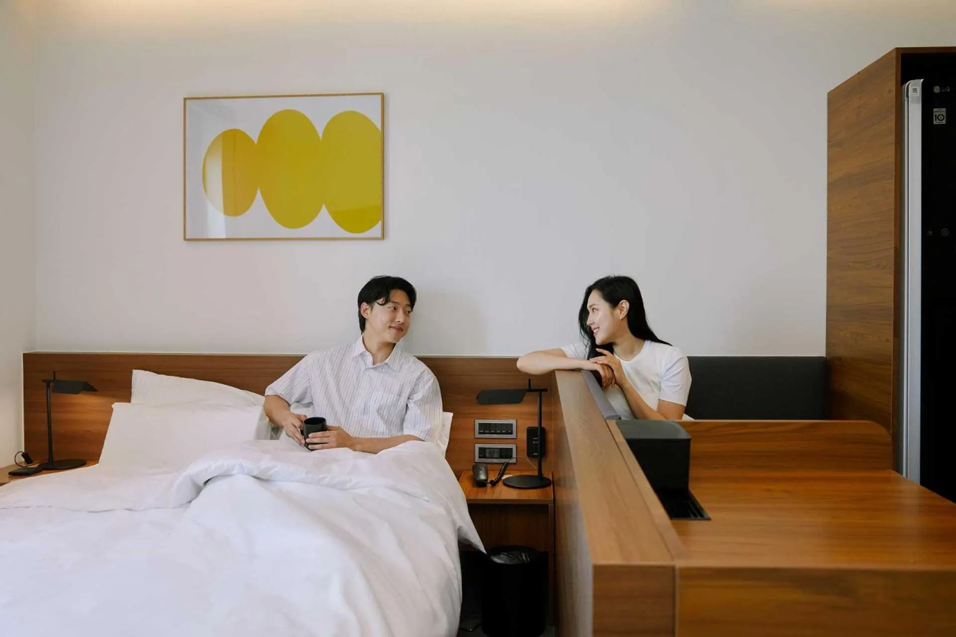 Photo of the whole room, Bed in Moor Hotel Mokpo By Anook