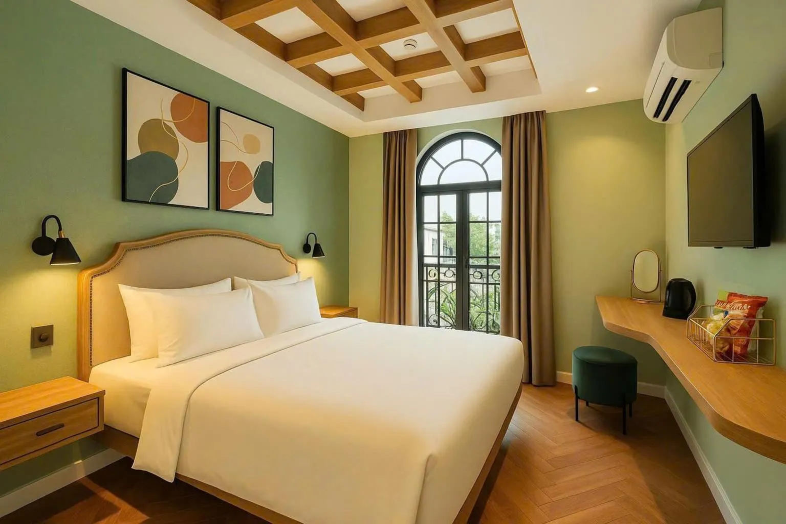 Photo of the whole room, Bed in Nicecy Hotel - Trương Quyền