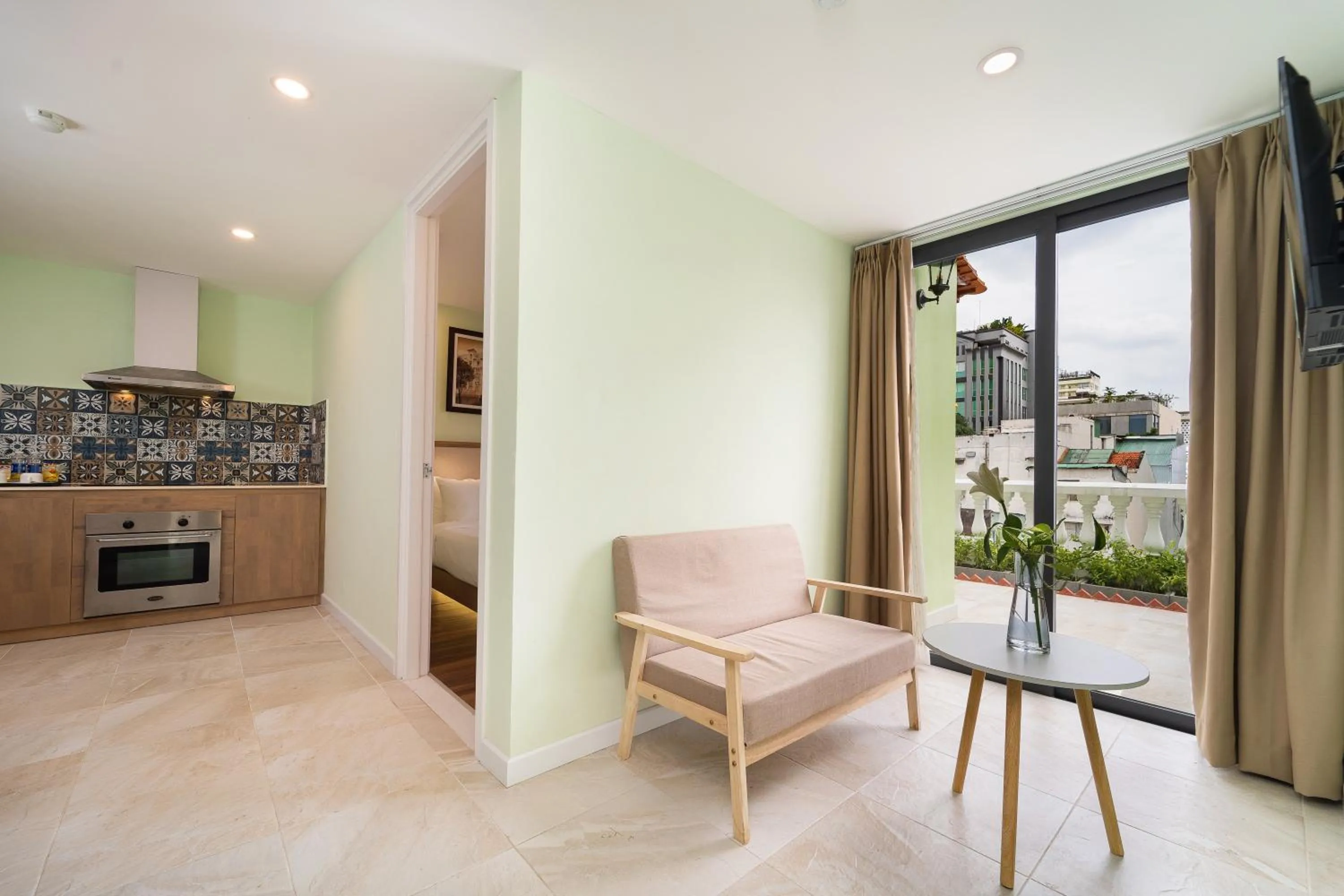 Seating area in Nicecy Hotel - Trương Quyền