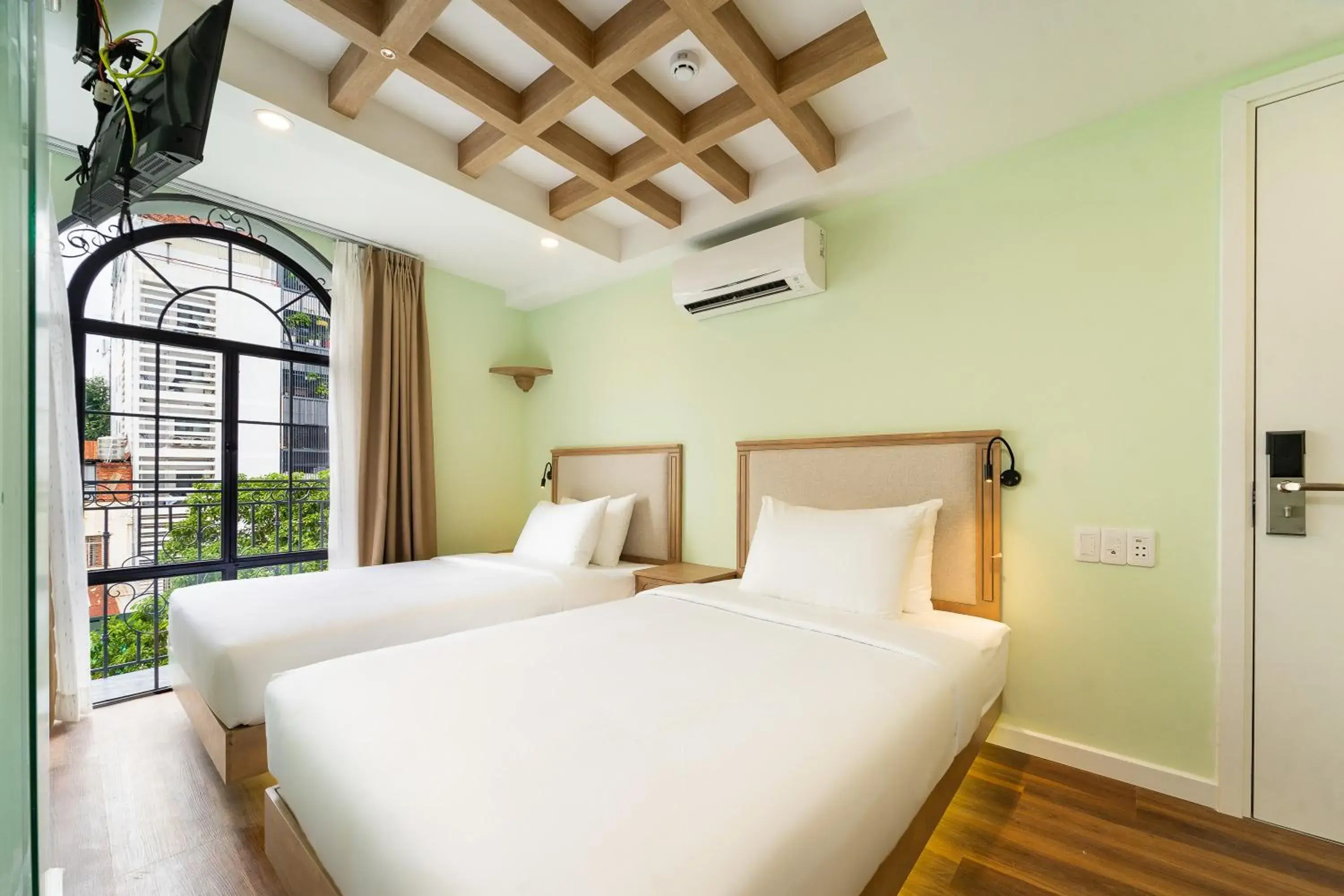 Deluxe Twin with Balcony in Nicecy Hotel - Trương Quyền Deluxe Twin with Balcony in Nicecy Hotel - Trương Quyền