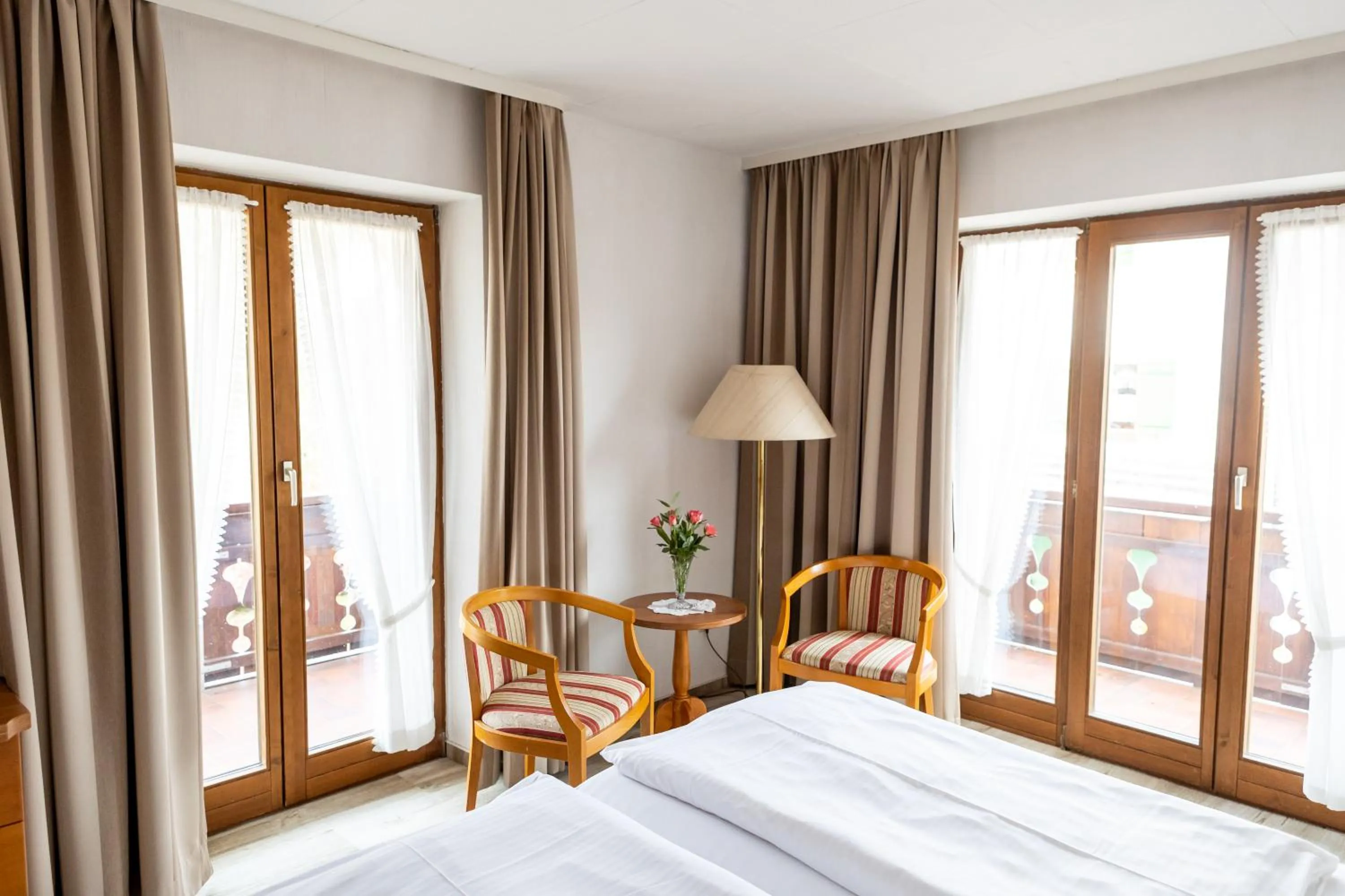 Bed in Alpenhotel Pfaffenwinkel