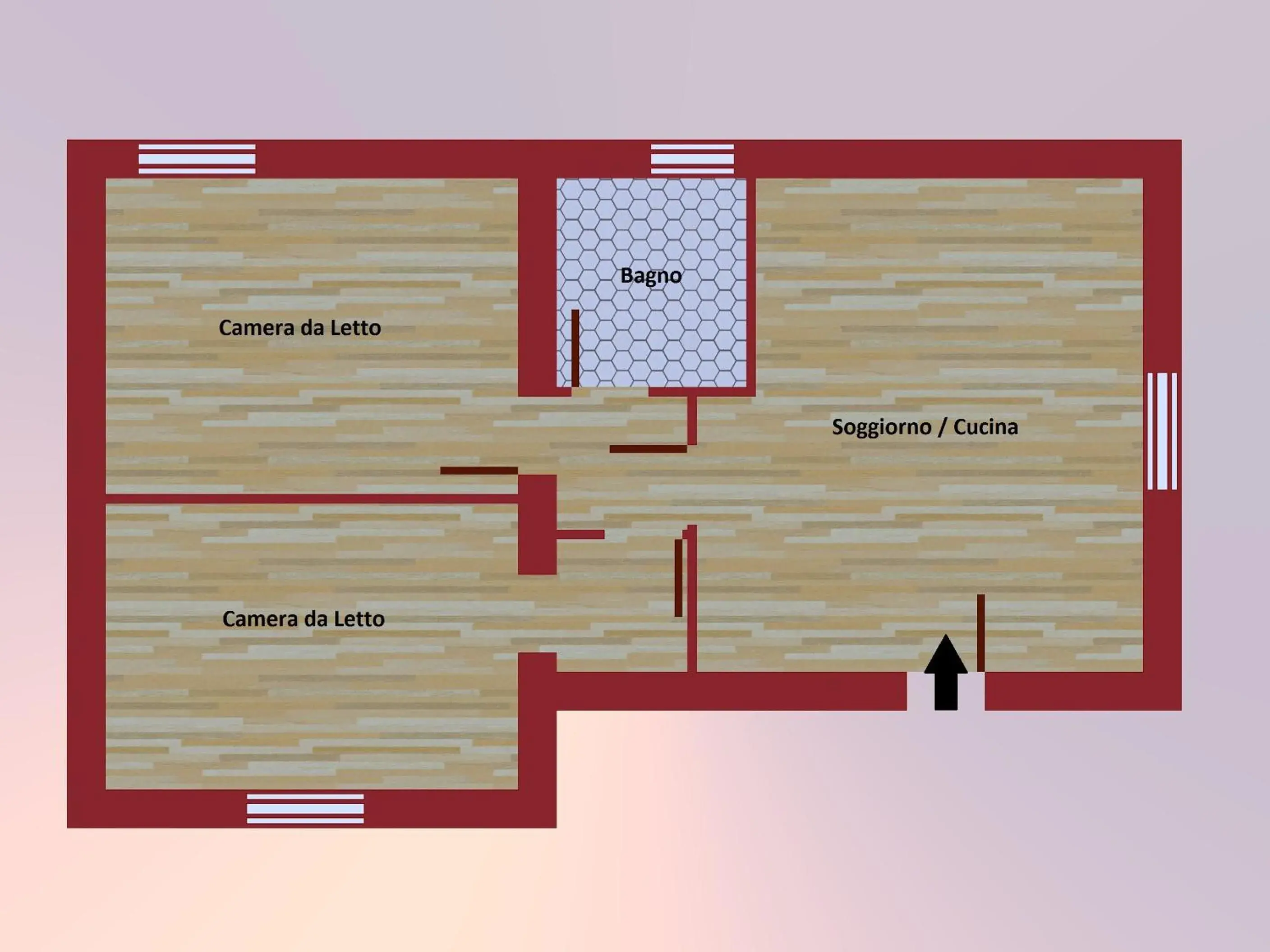 Two-Bedroom Apartment with Sofa Bed in Agriturismo Susanna e Atria Two-Bedroom Apartment with Sofa Bed in Agriturismo Susanna e Atria