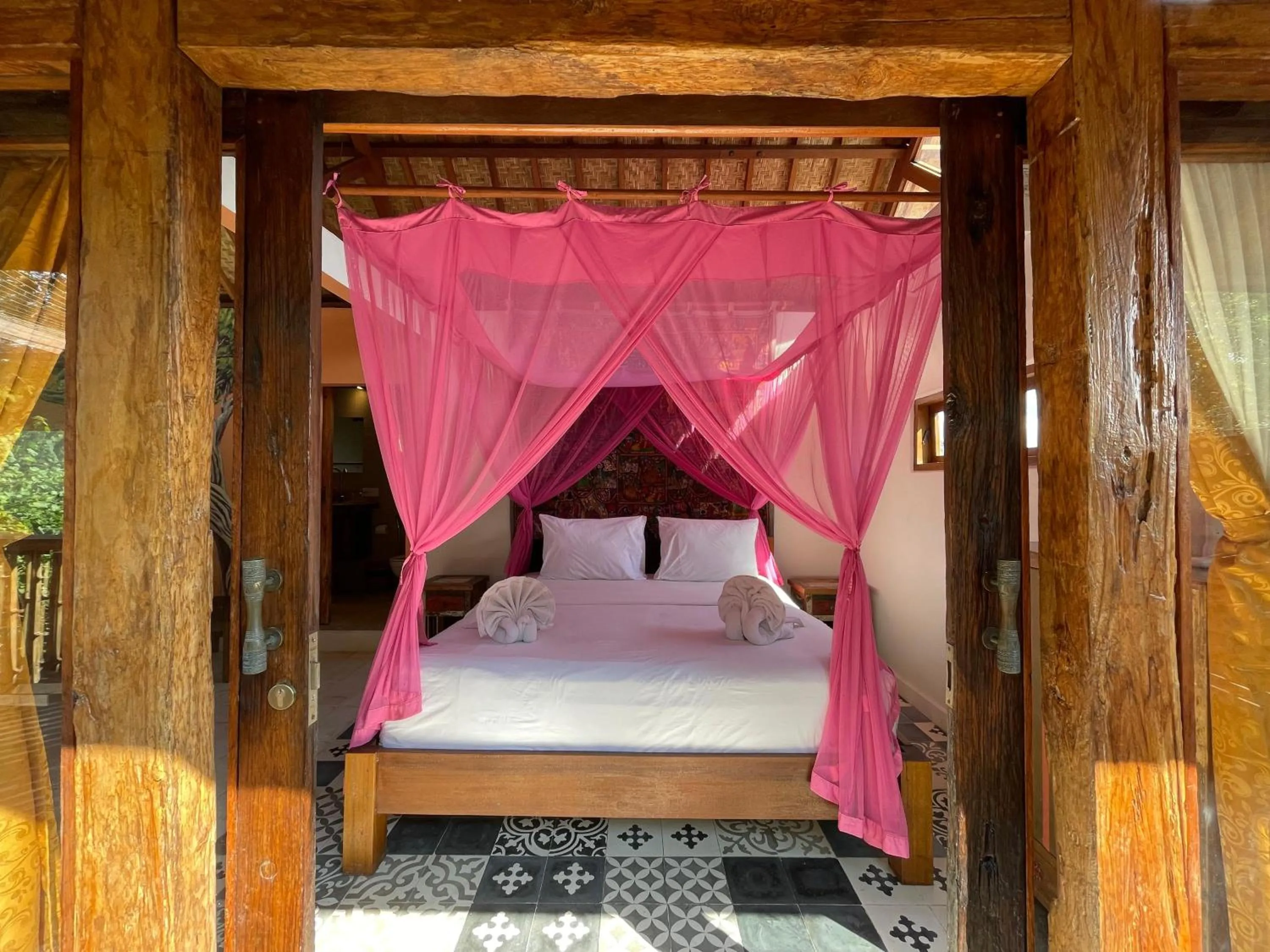 Bedroom, Bed in Bali Bohemia Huts