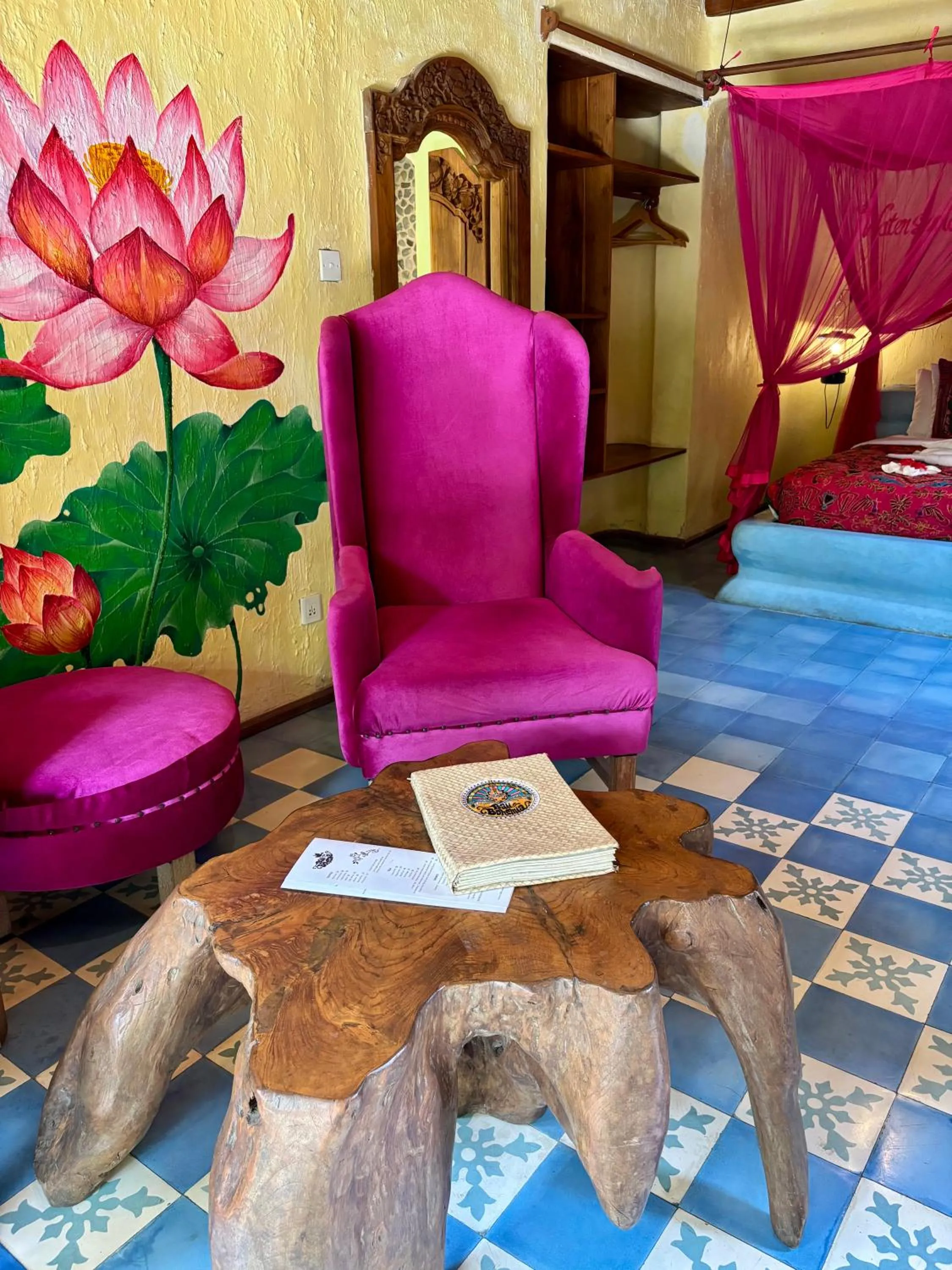 Living room in Bali Bohemia Huts