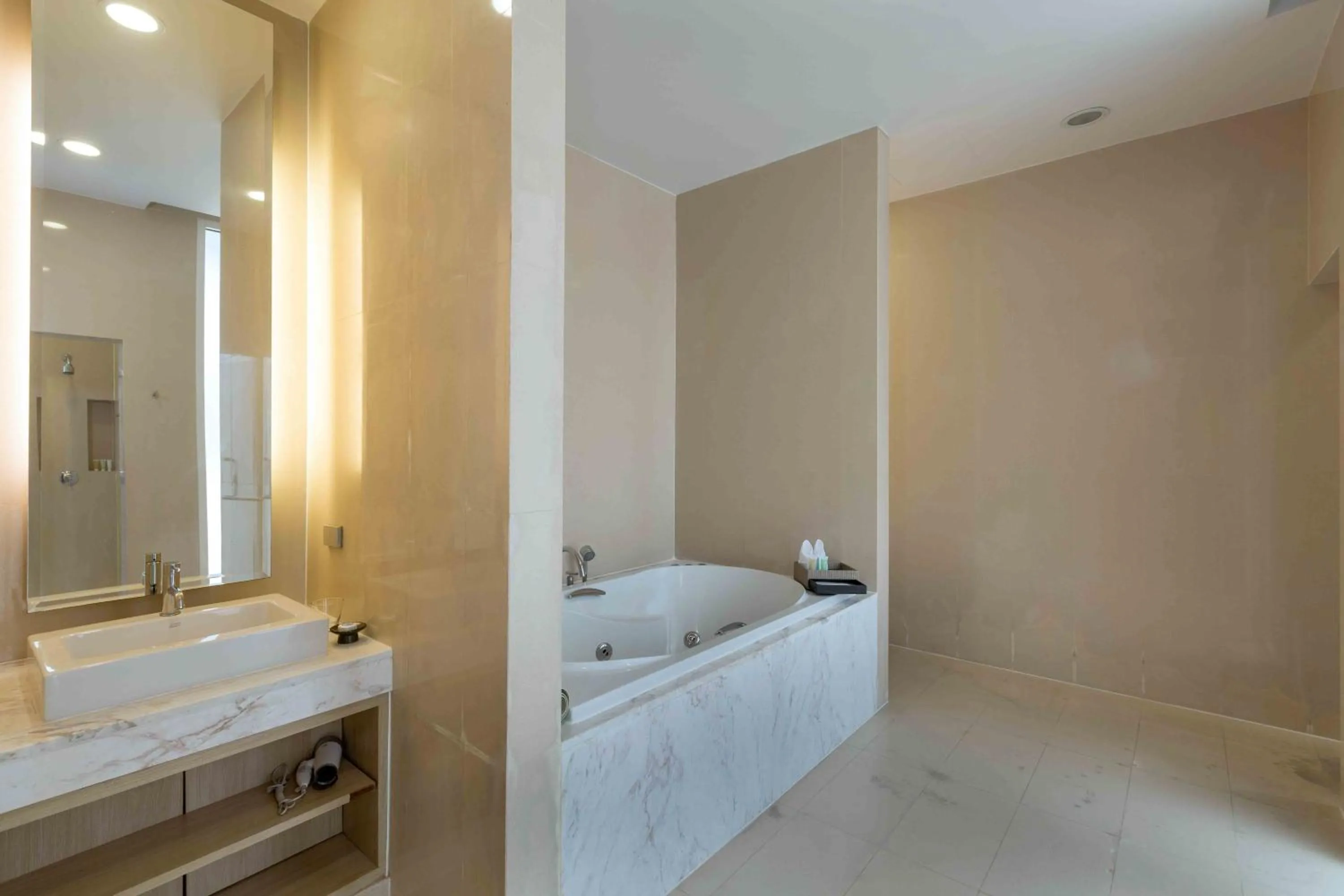 Bathroom, Bed in Andaman Pool Villas ,Maikhao