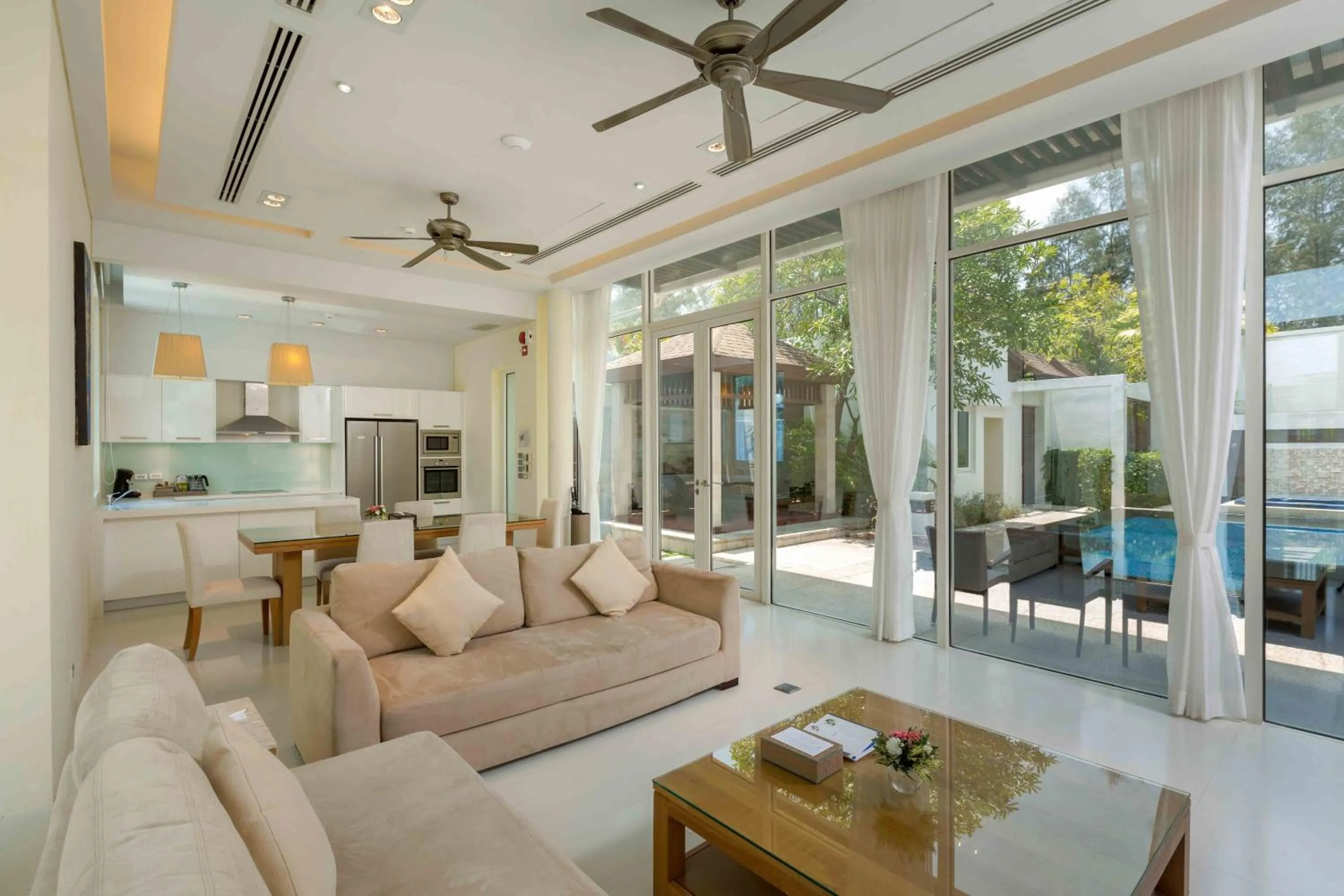 Kitchen or kitchenette in Andaman Pool Villas ,Maikhao