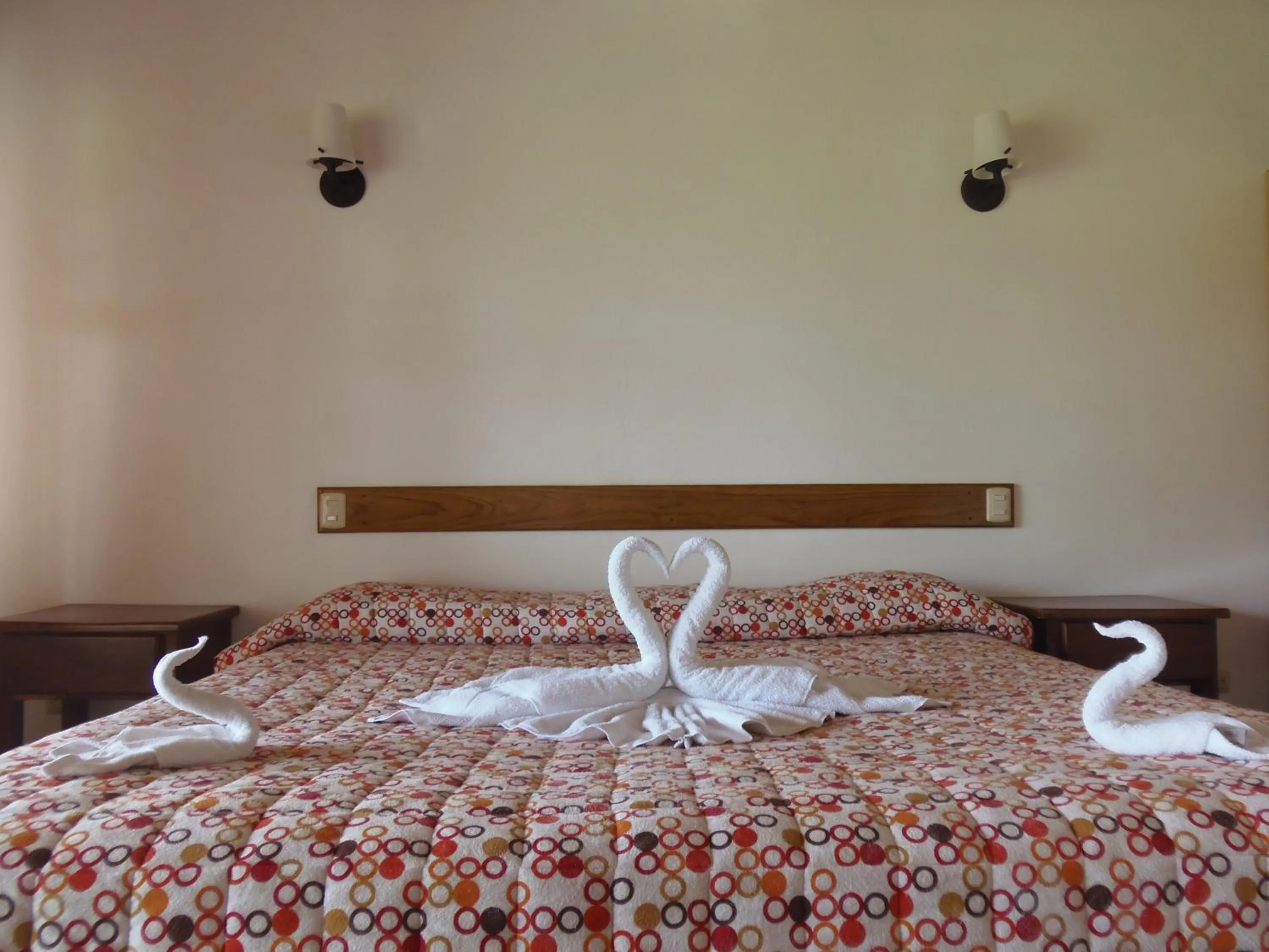 Bed in Termales del Bosque & Hot Springs