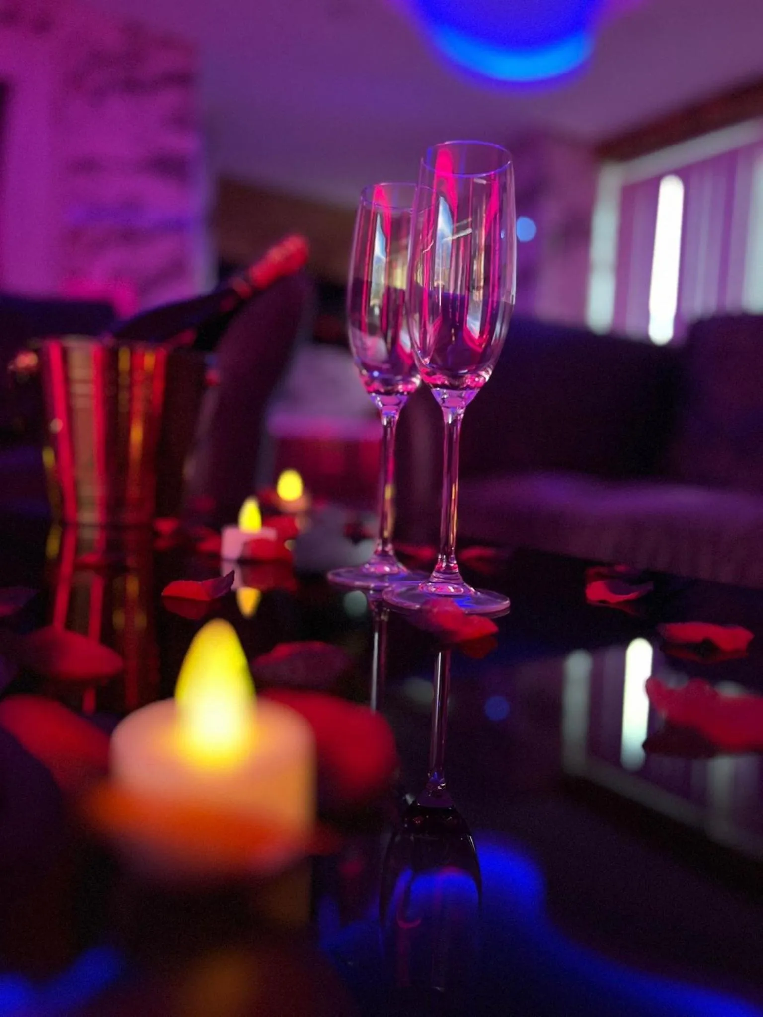 Bedroom in Mansa Apartments