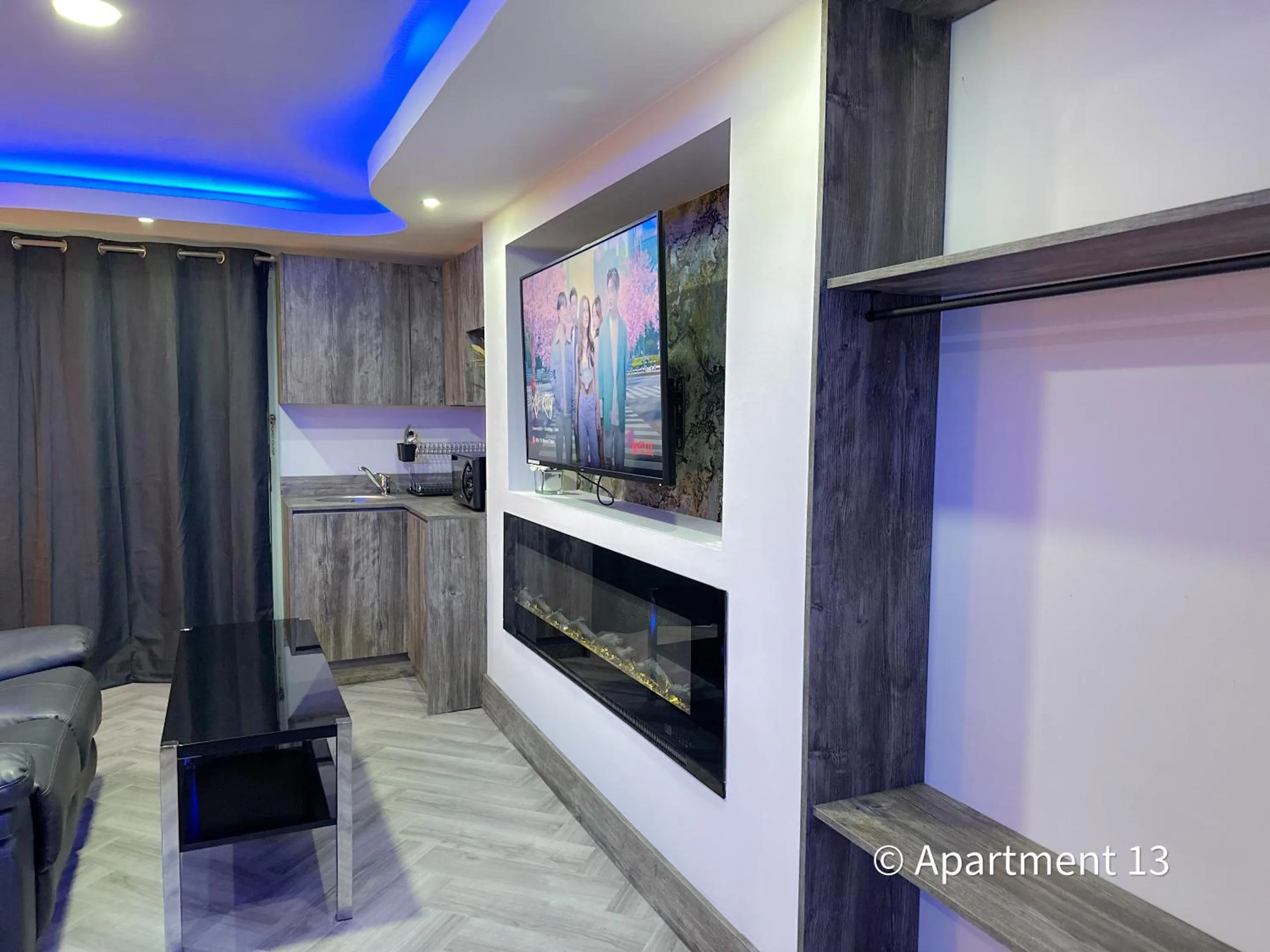 Living room in Mansa Apartments