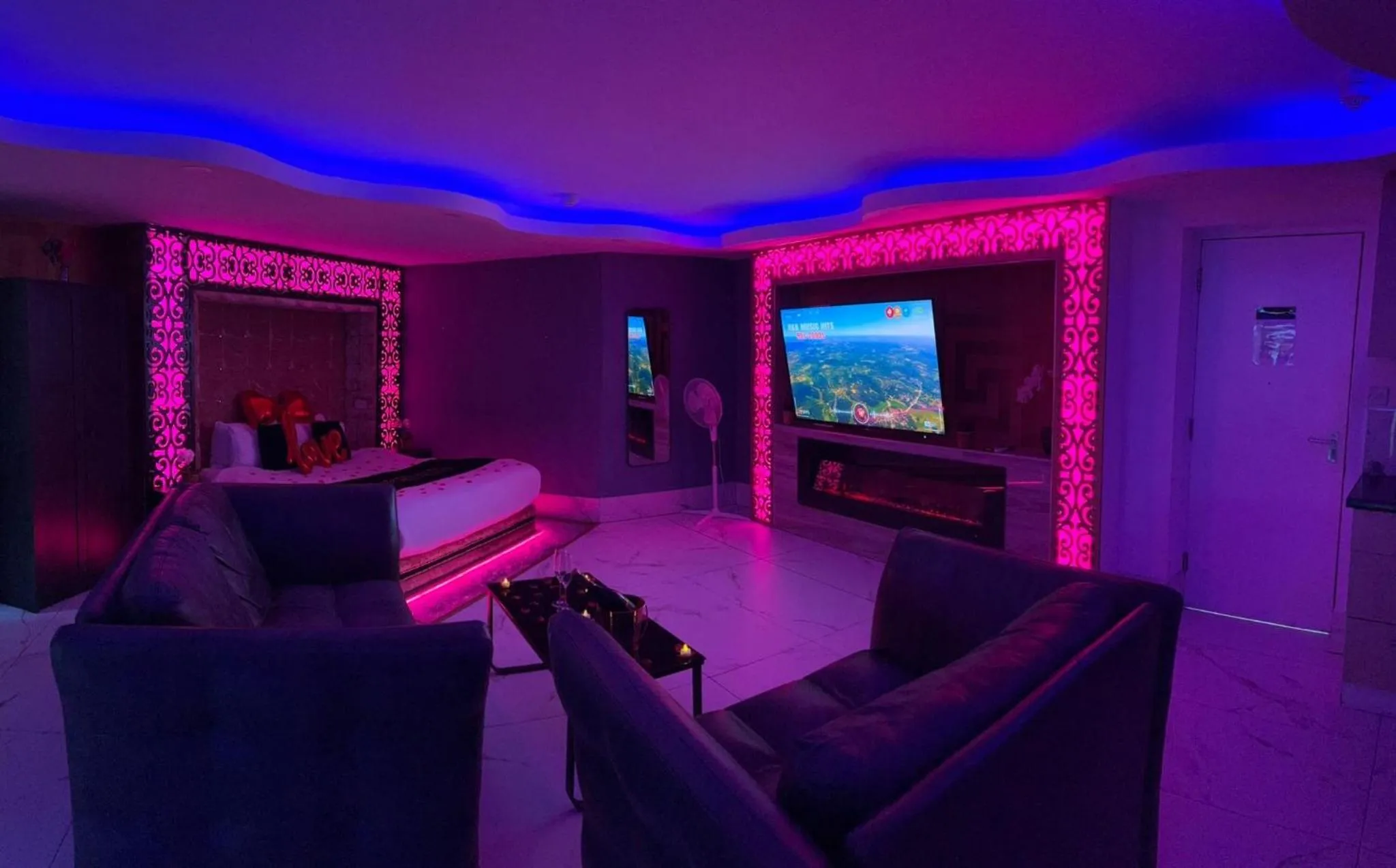 Living room in Mansa Apartments