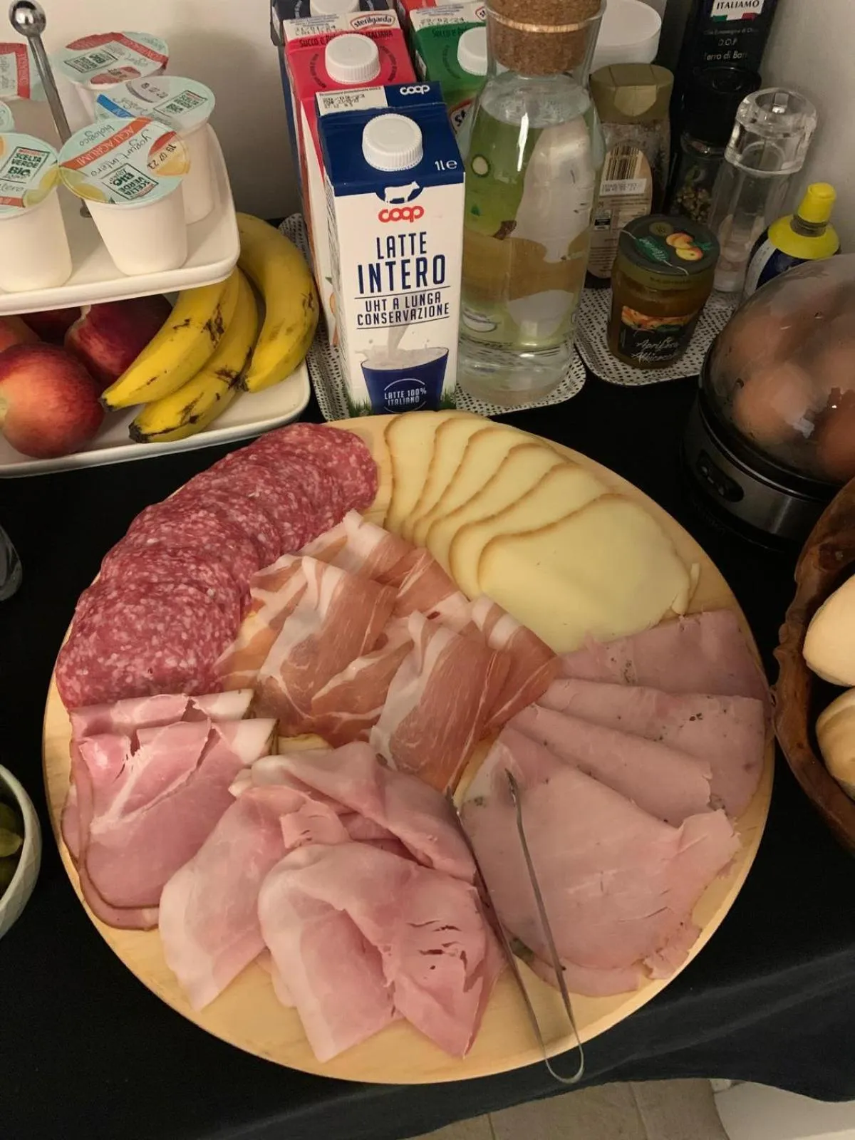 Food and drinks in B&B Fortuny