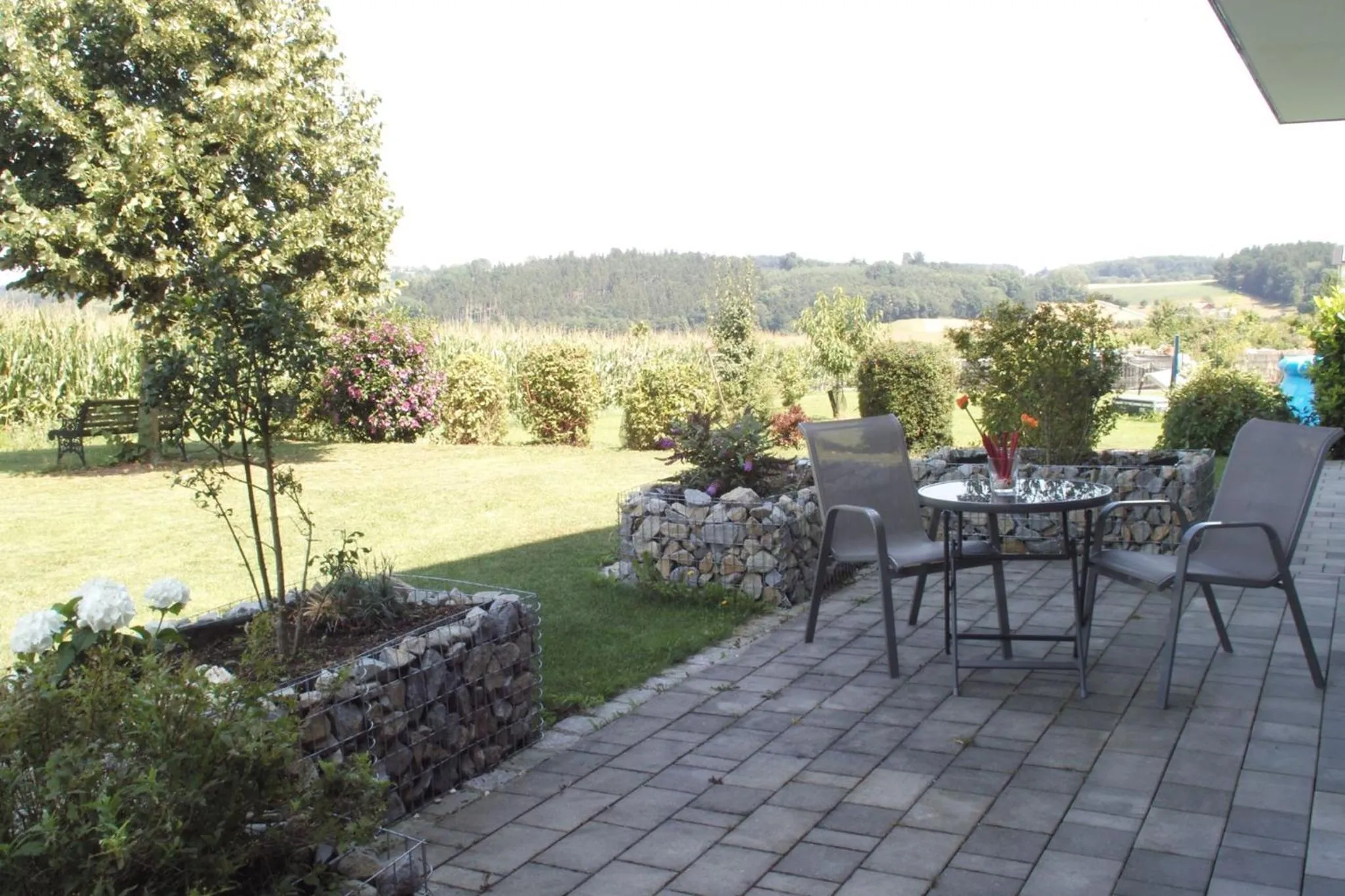 Garden view in Haus Lindenfeld