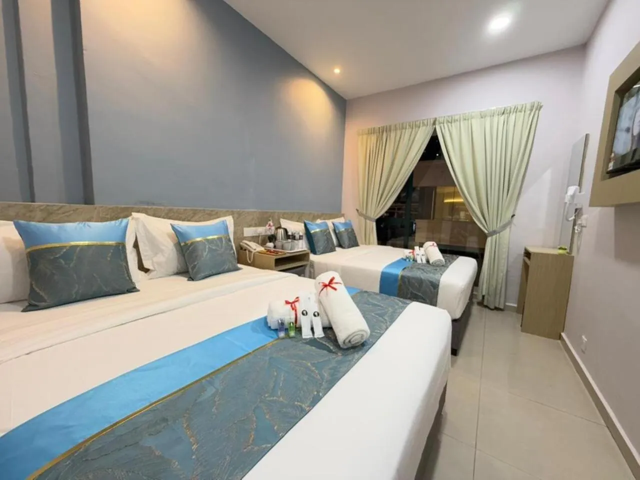 Bed in AQ Hotel Bukit Bintang