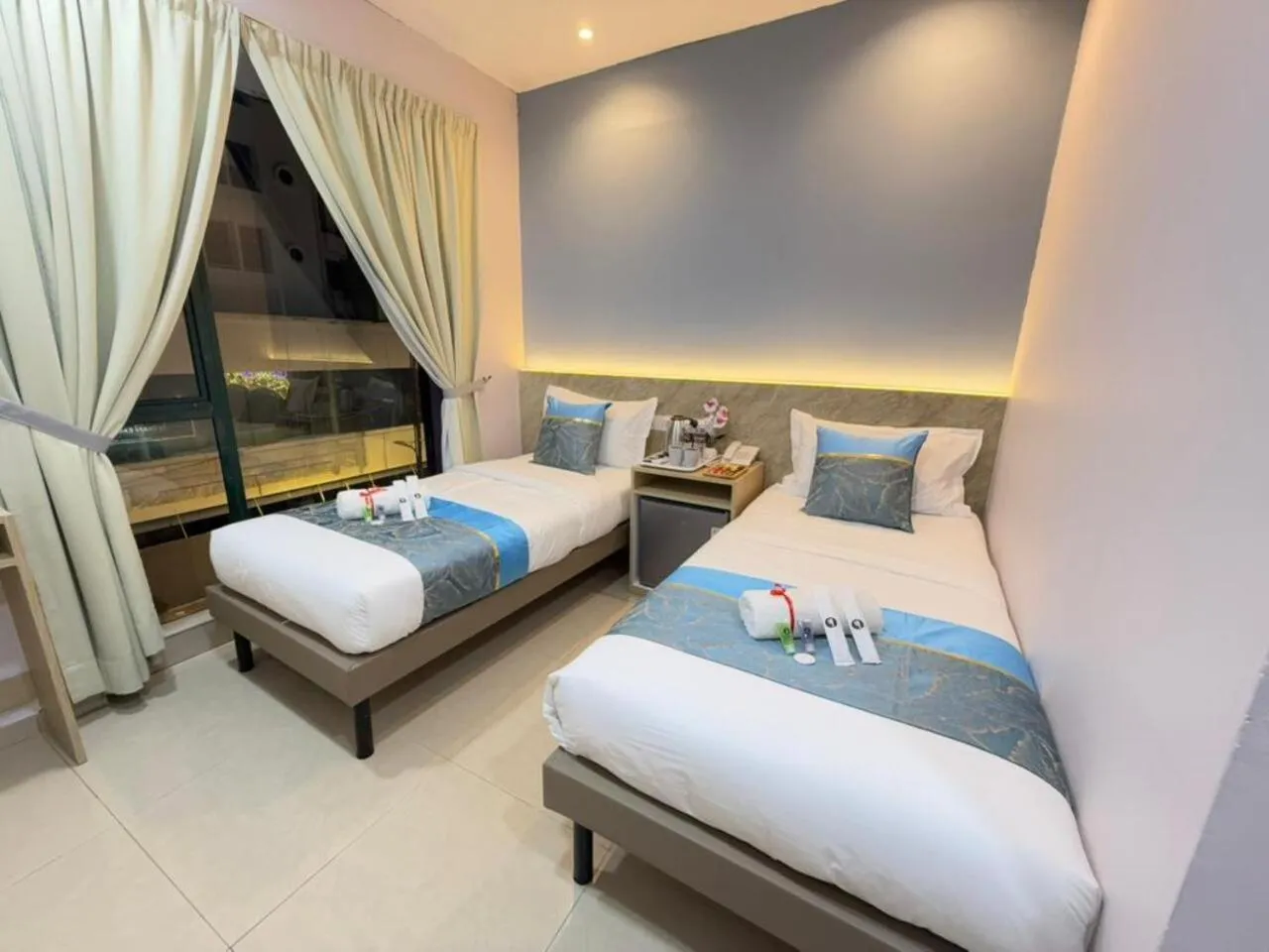 Bedroom, Bed in AQ Hotel Bukit Bintang