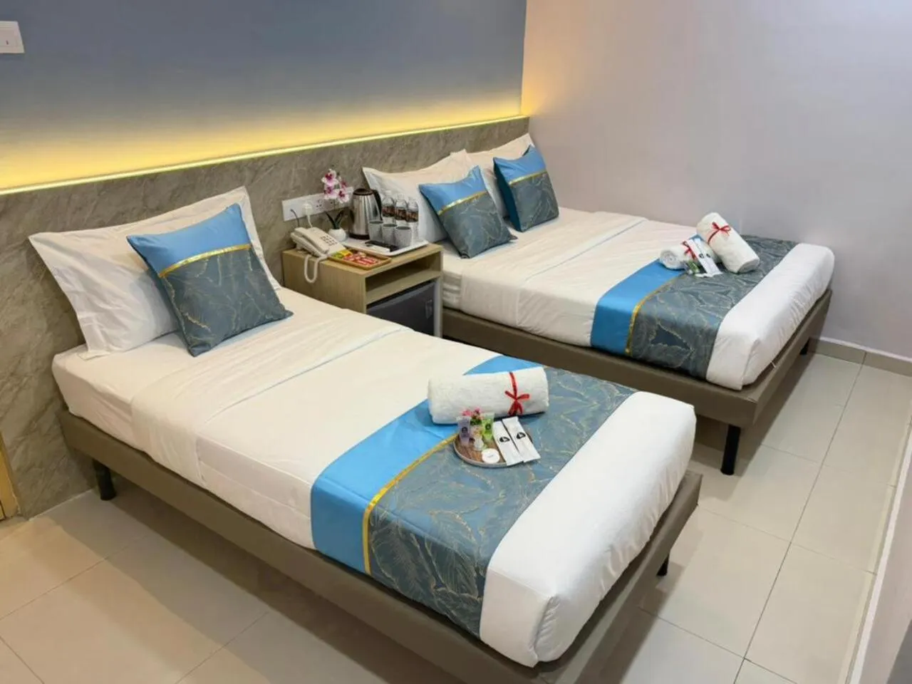 Bed in AQ Hotel Bukit Bintang