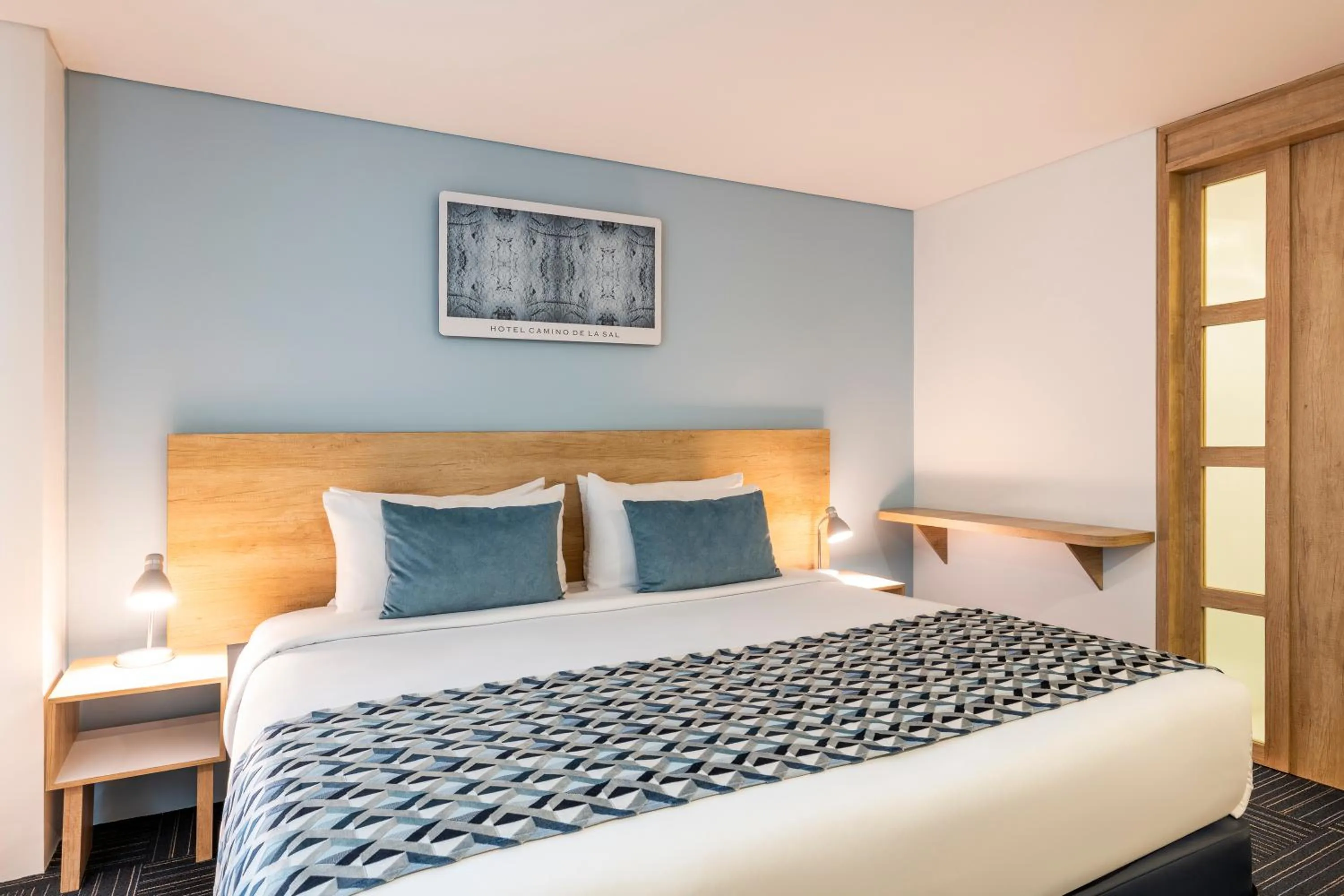 Bed in Hotel Camino de la Sal