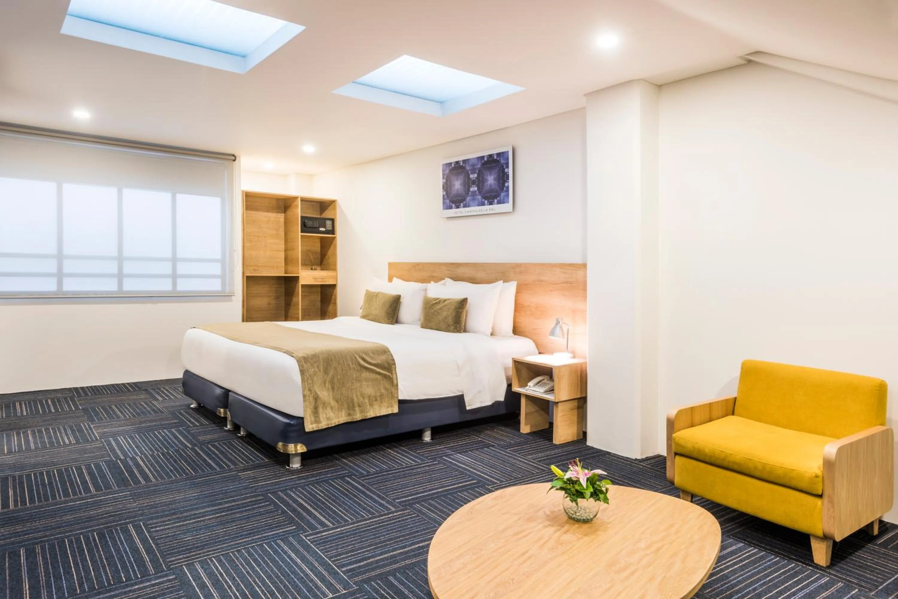 Decorative detail, Bed in Hotel Camino de la Sal