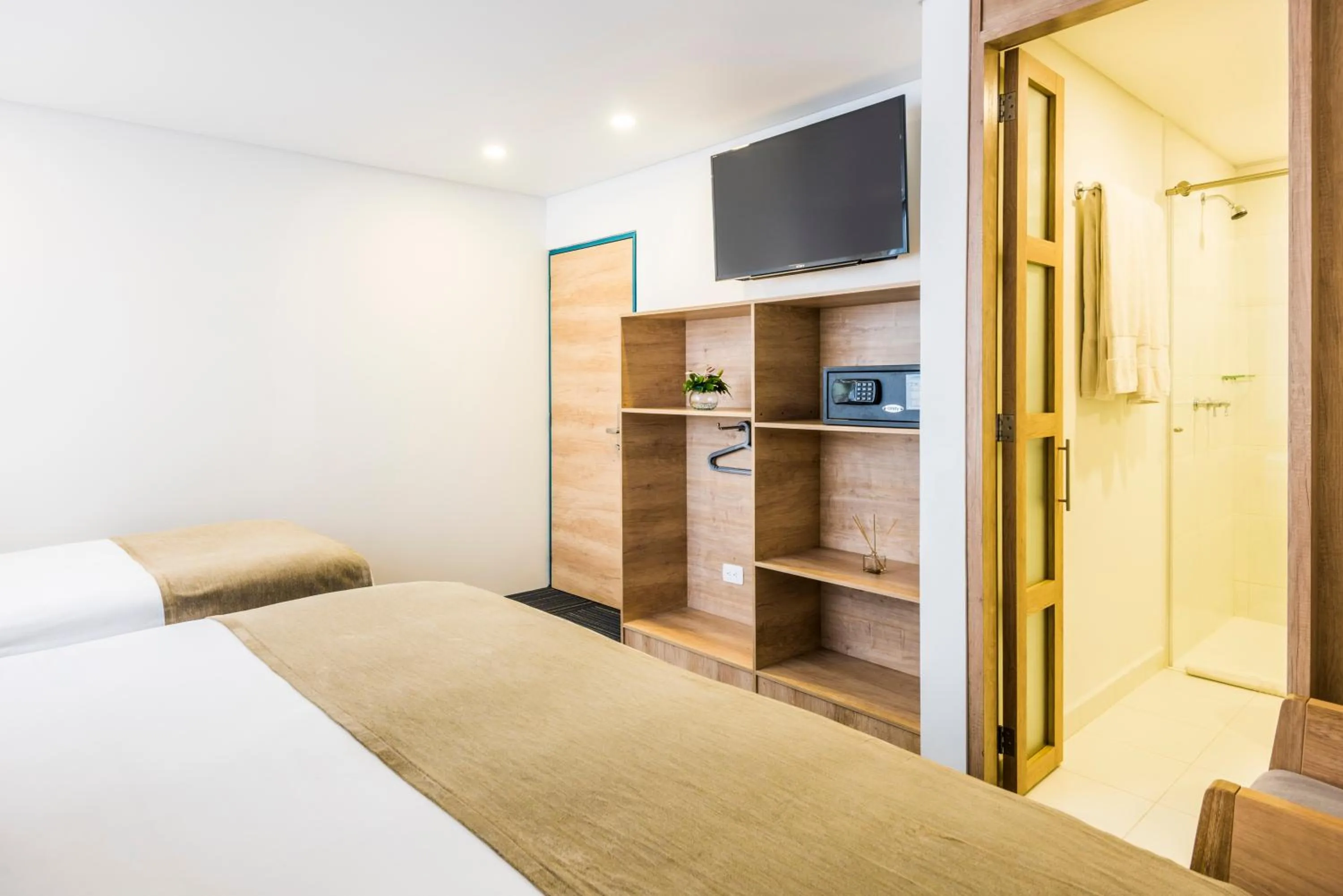 Decorative detail, Bed in Hotel Camino de la Sal