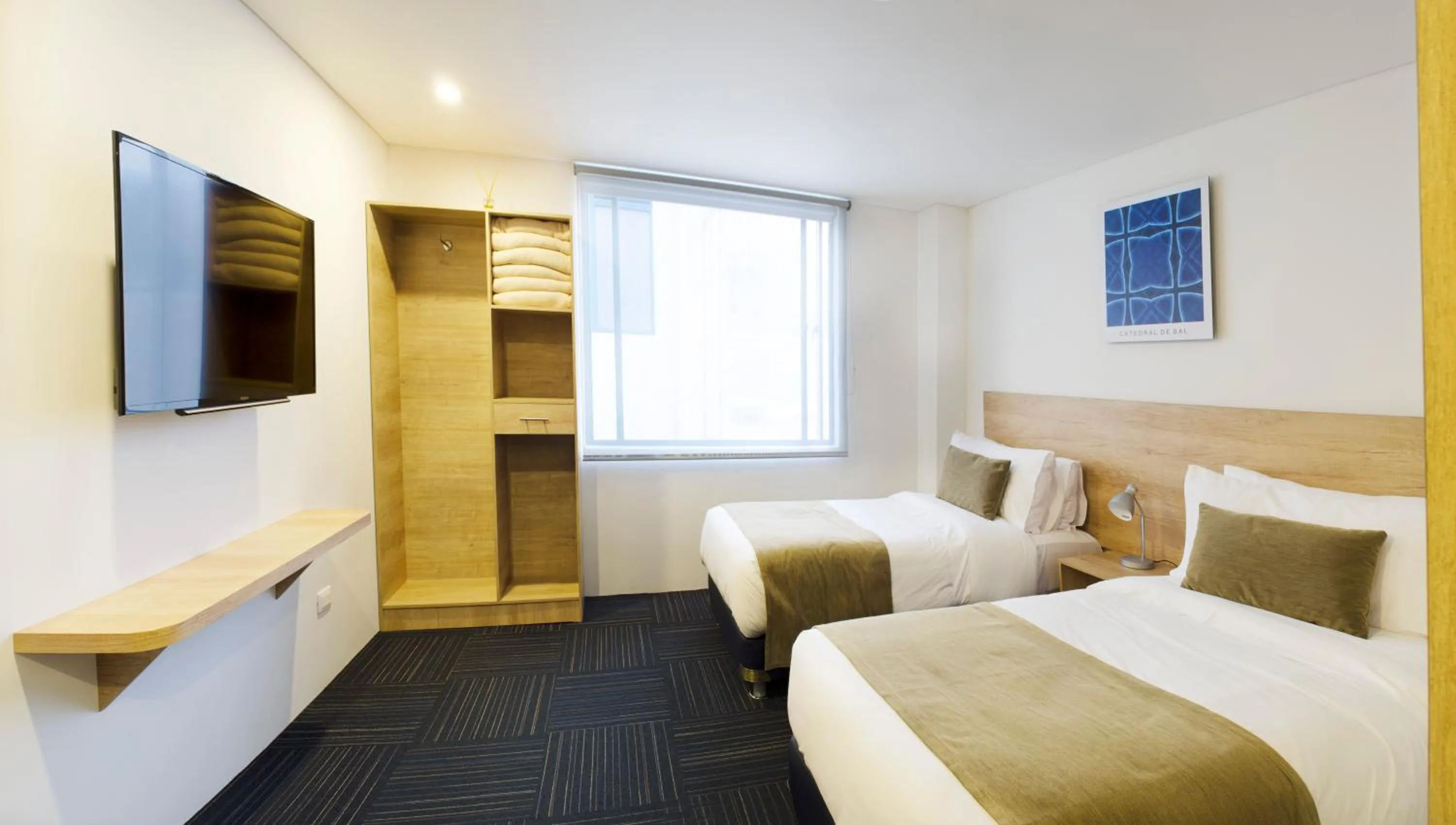 Day, Bed in Hotel Camino de la Sal