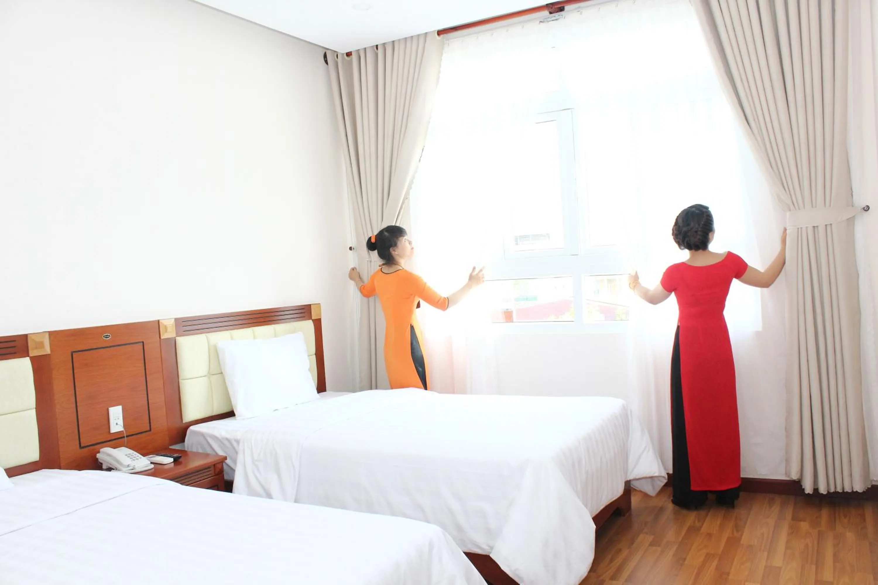 Photo of the whole room, Bed in Hoang Ngoc Hotel