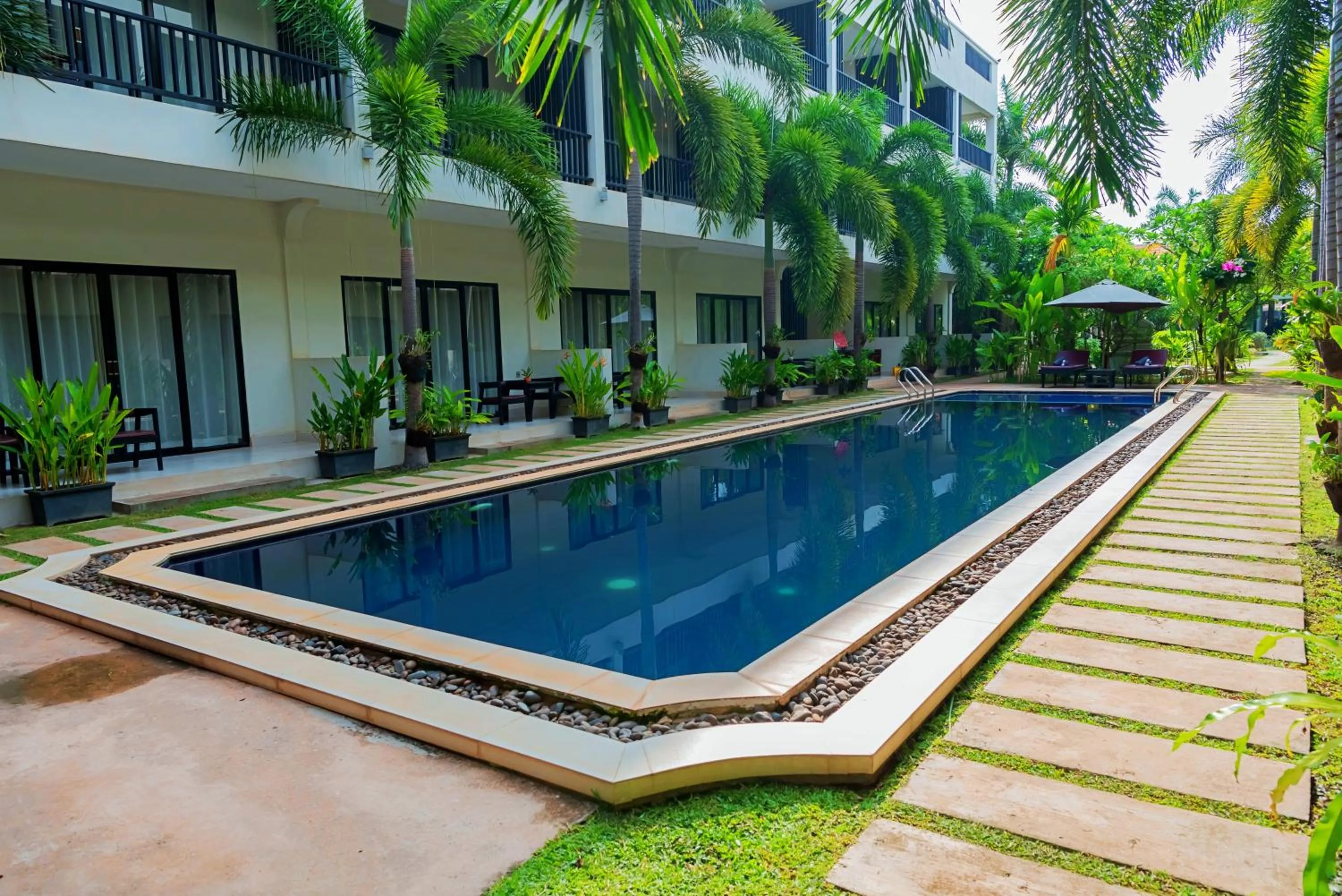 Balcony/Terrace in New Riverside Hotel