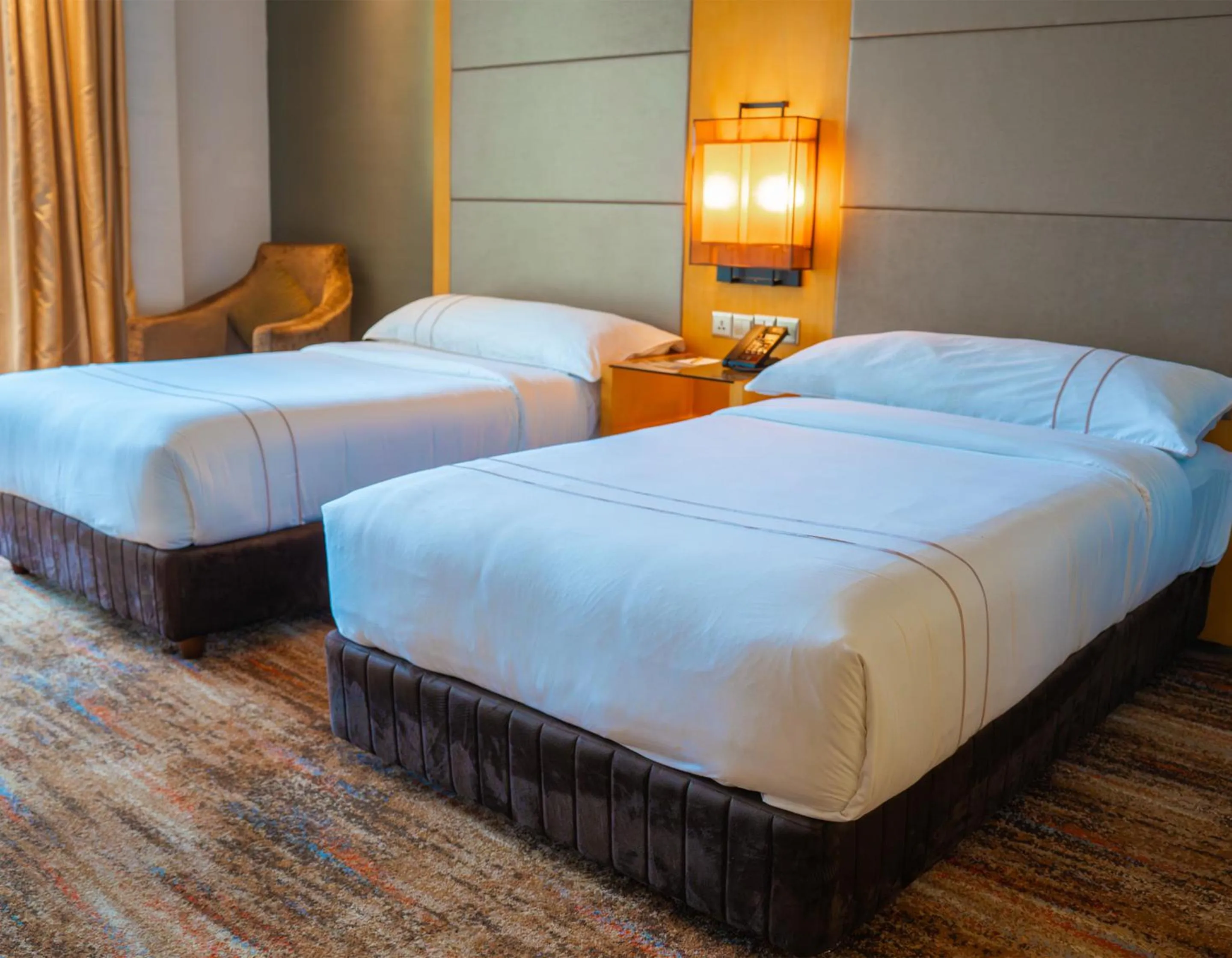 Bedroom, Bed in The Waterfront Hotel Kuching