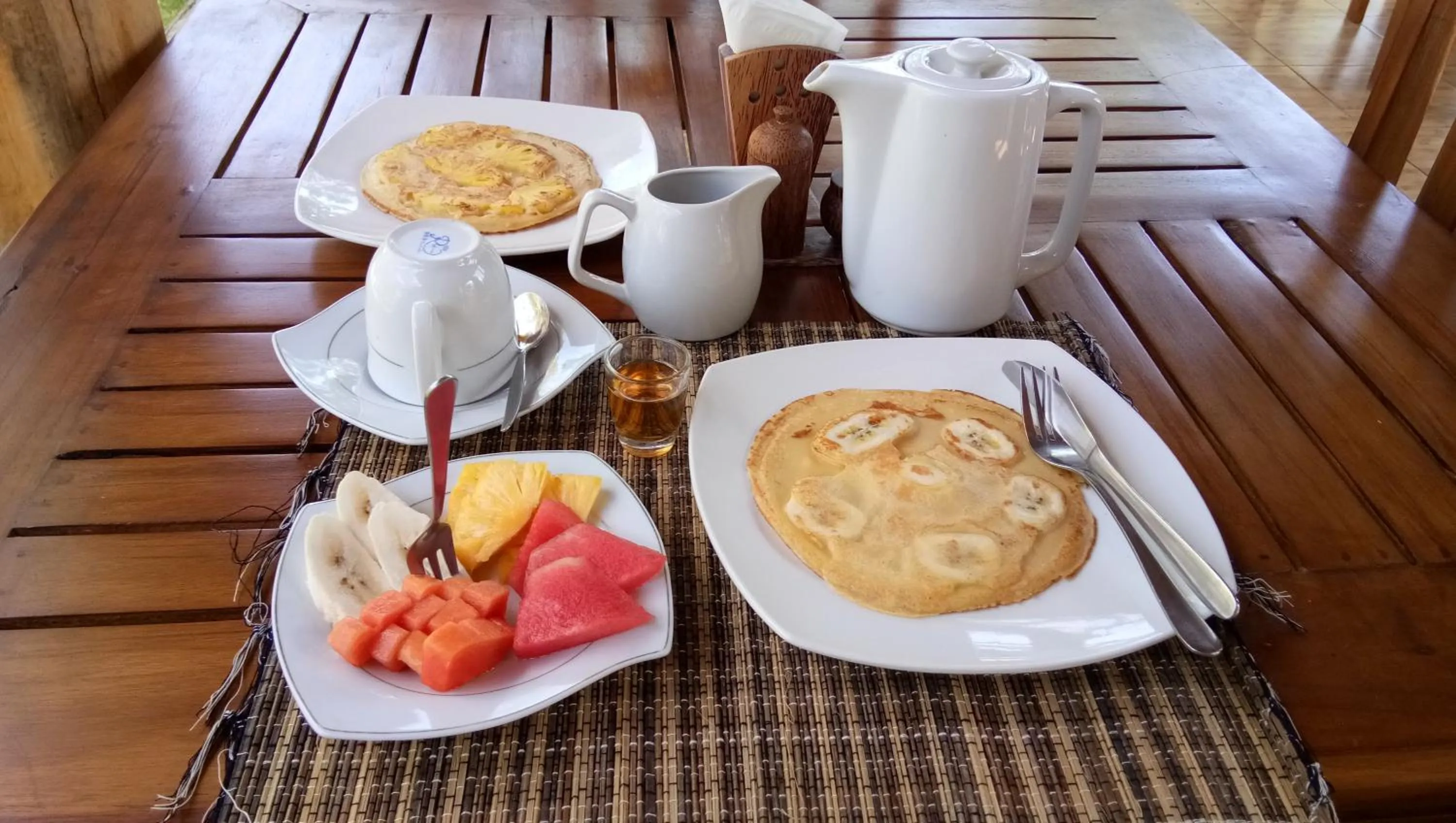 Asian breakfast in Tiara Homestay Pemuteran Bali