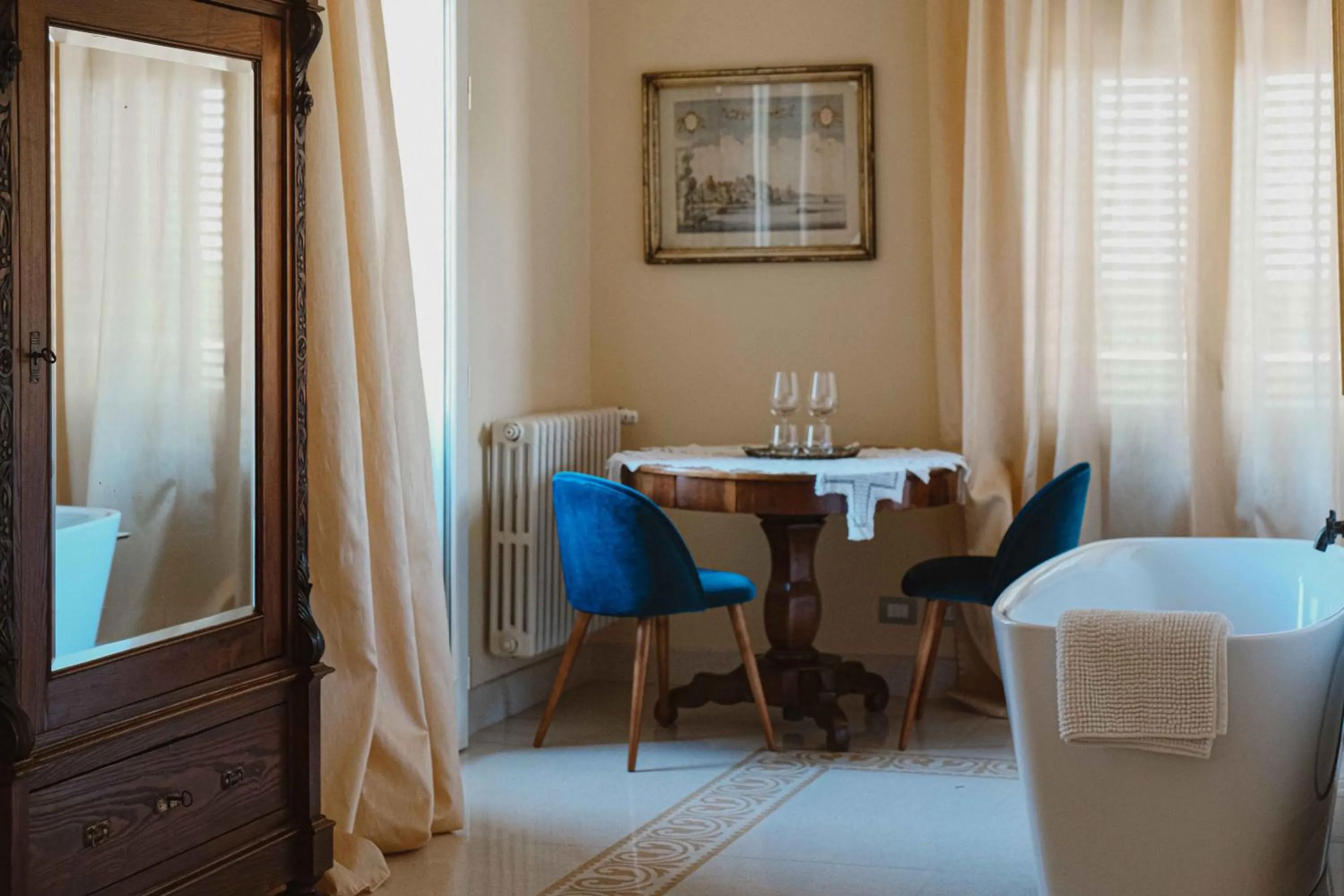 Decorative detail in Dimora Archimedea