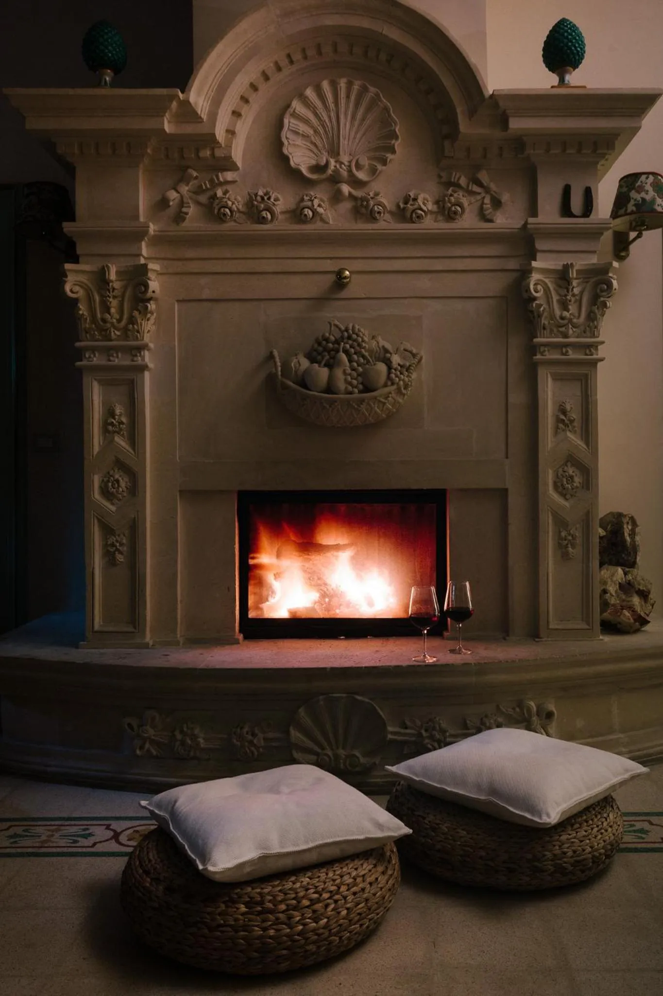 Decorative detail in Dimora Archimedea