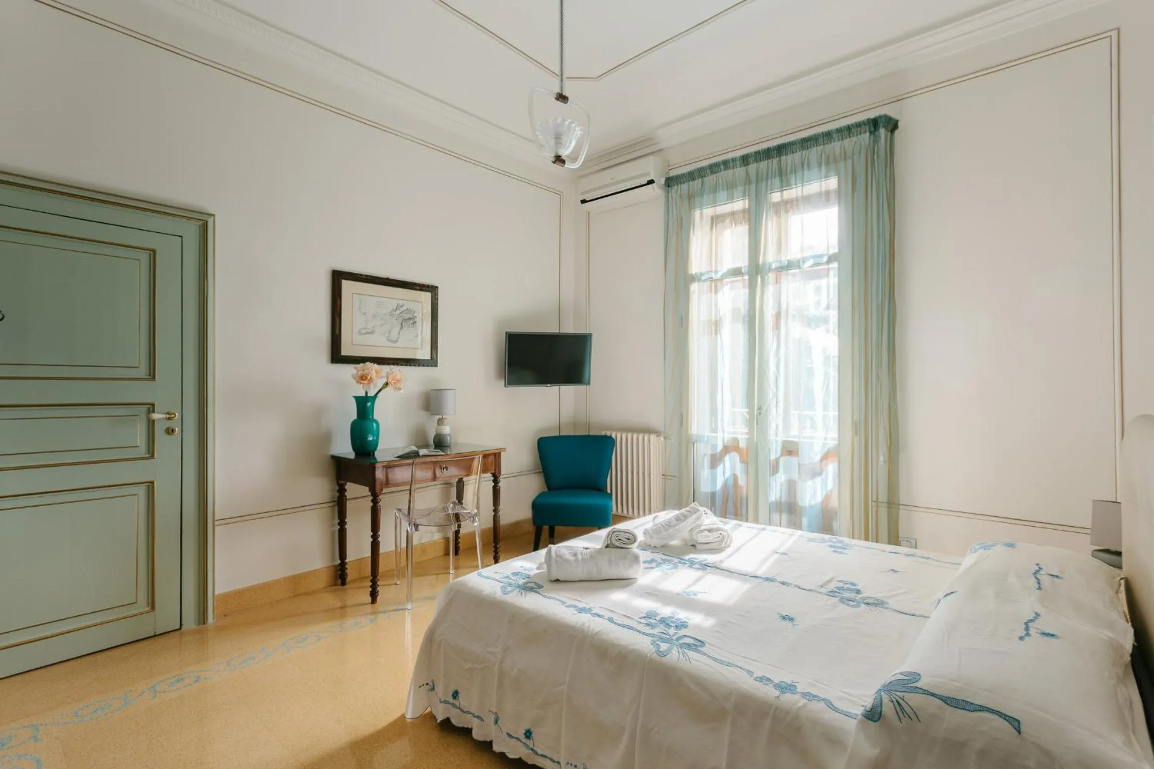 Bedroom, Bed in Dimora Archimedea