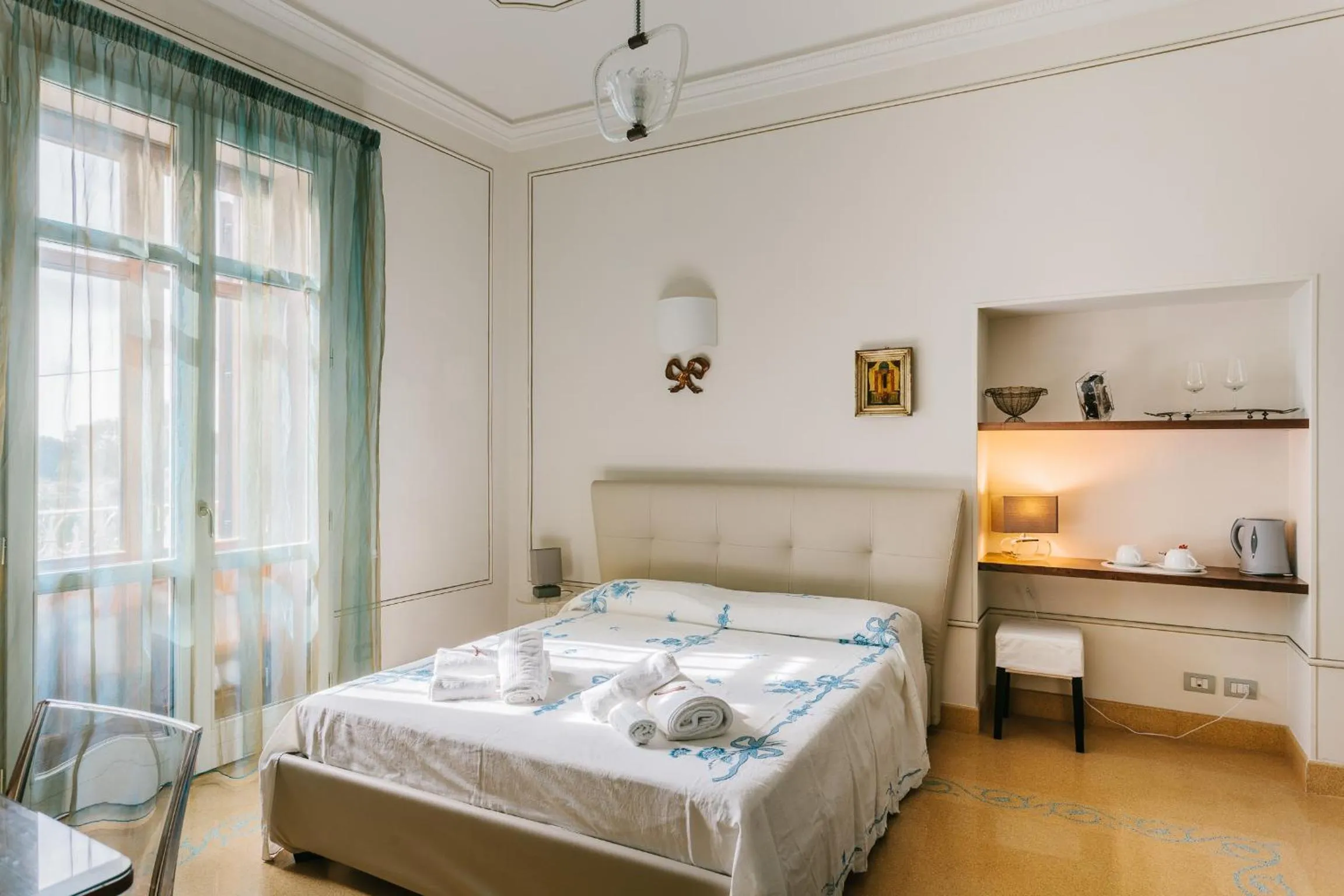 Bedroom, Bed in Dimora Archimedea