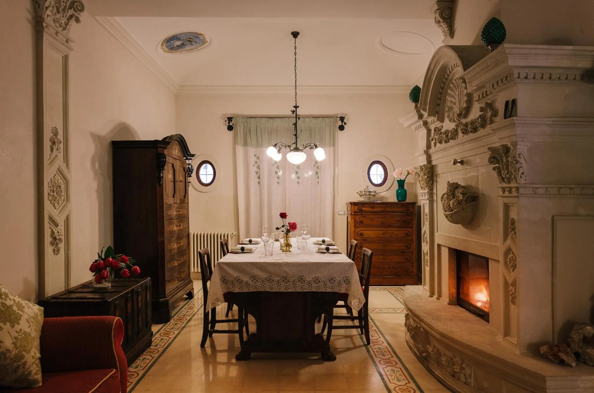 Seating area in Dimora Archimedea