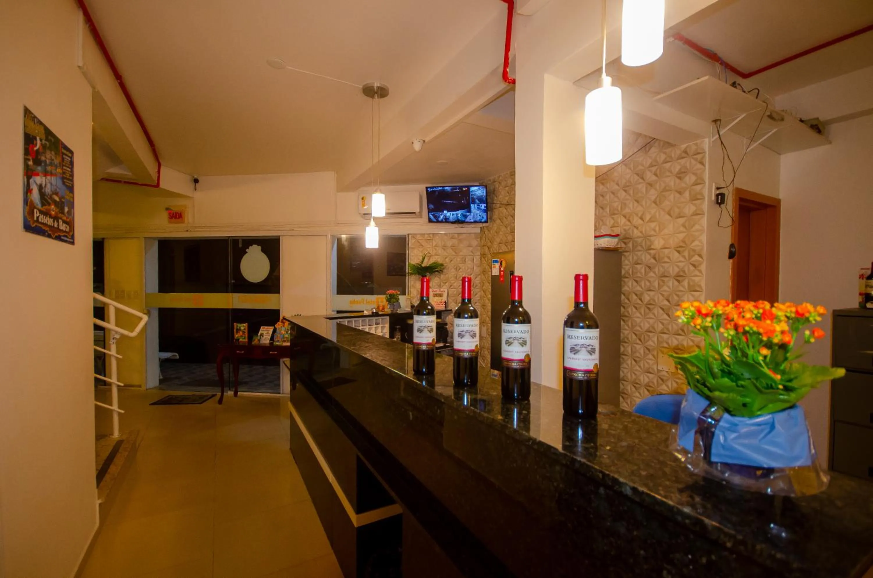 Lobby or reception in Hotel Penha