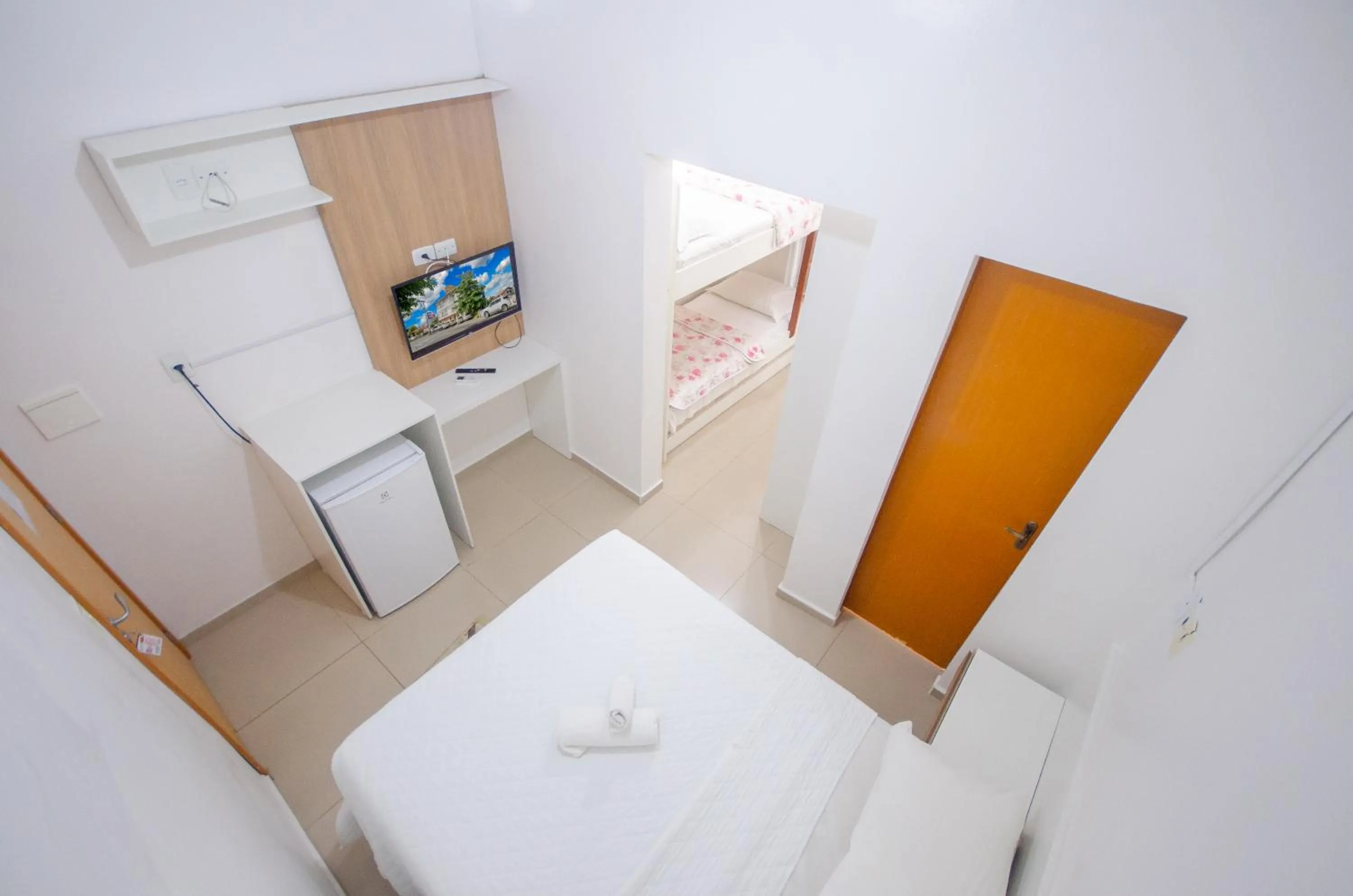 View (from property/room), Bed in Hotel Penha