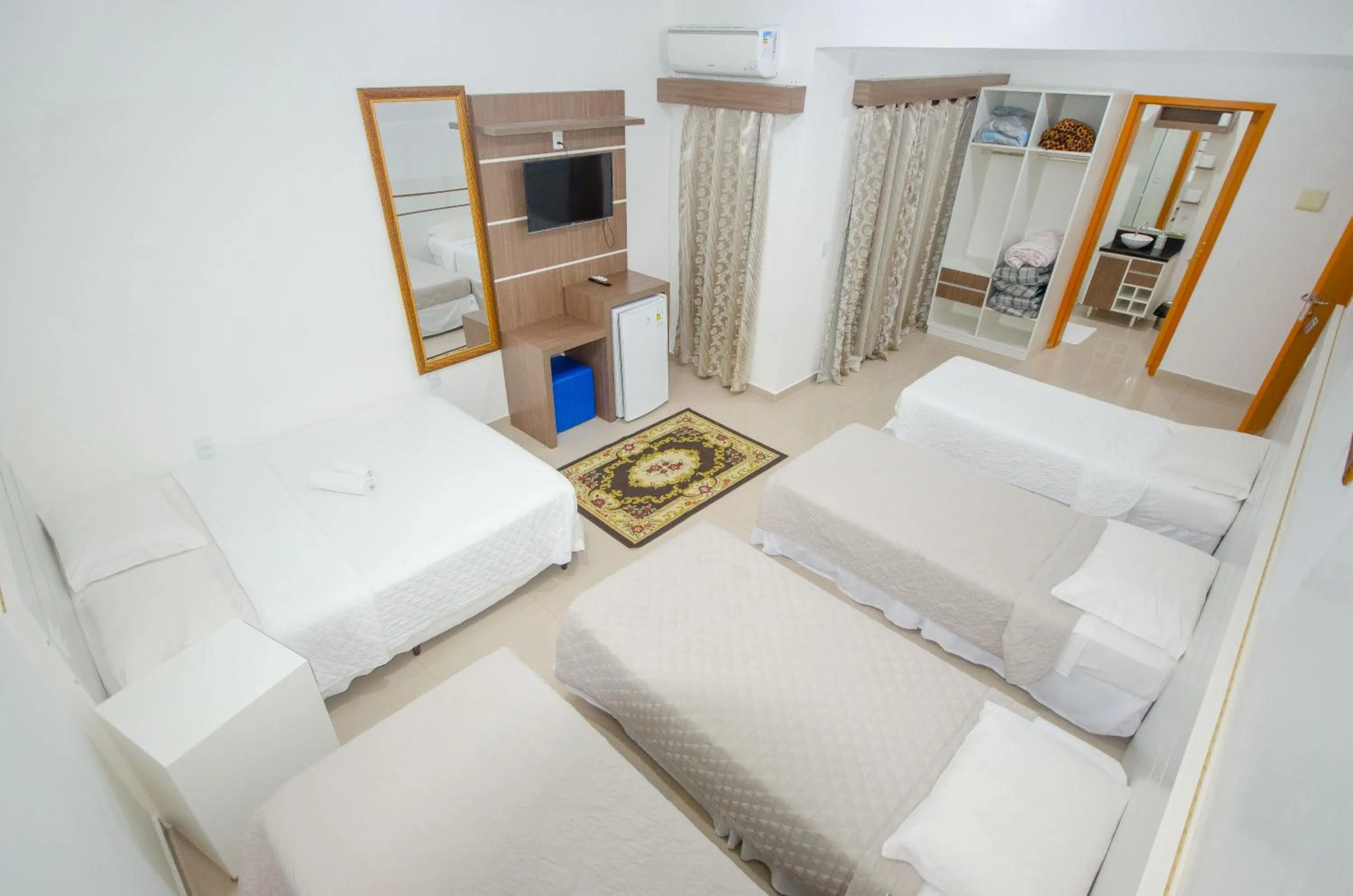 View (from property/room), Bed in Hotel Penha