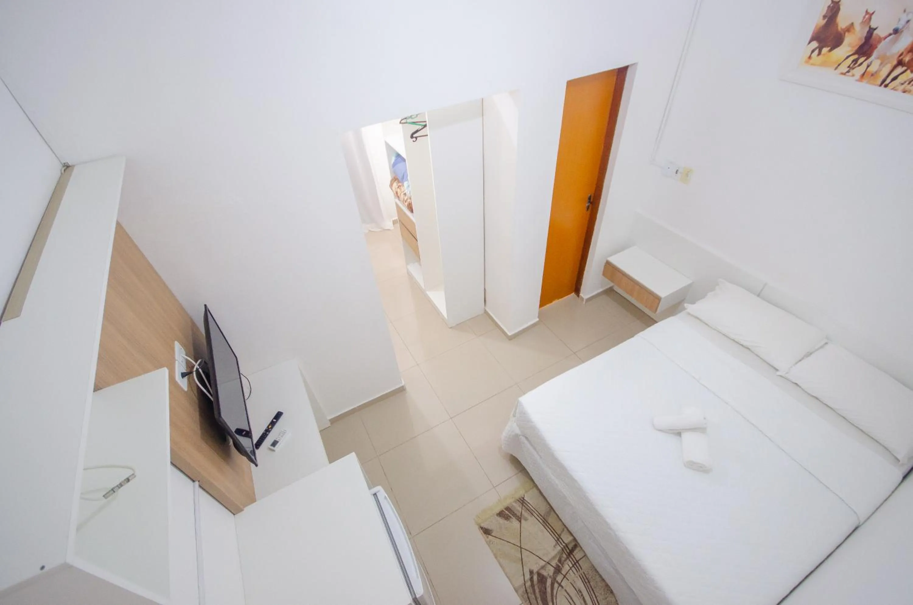 View (from property/room), Bed in Hotel Penha