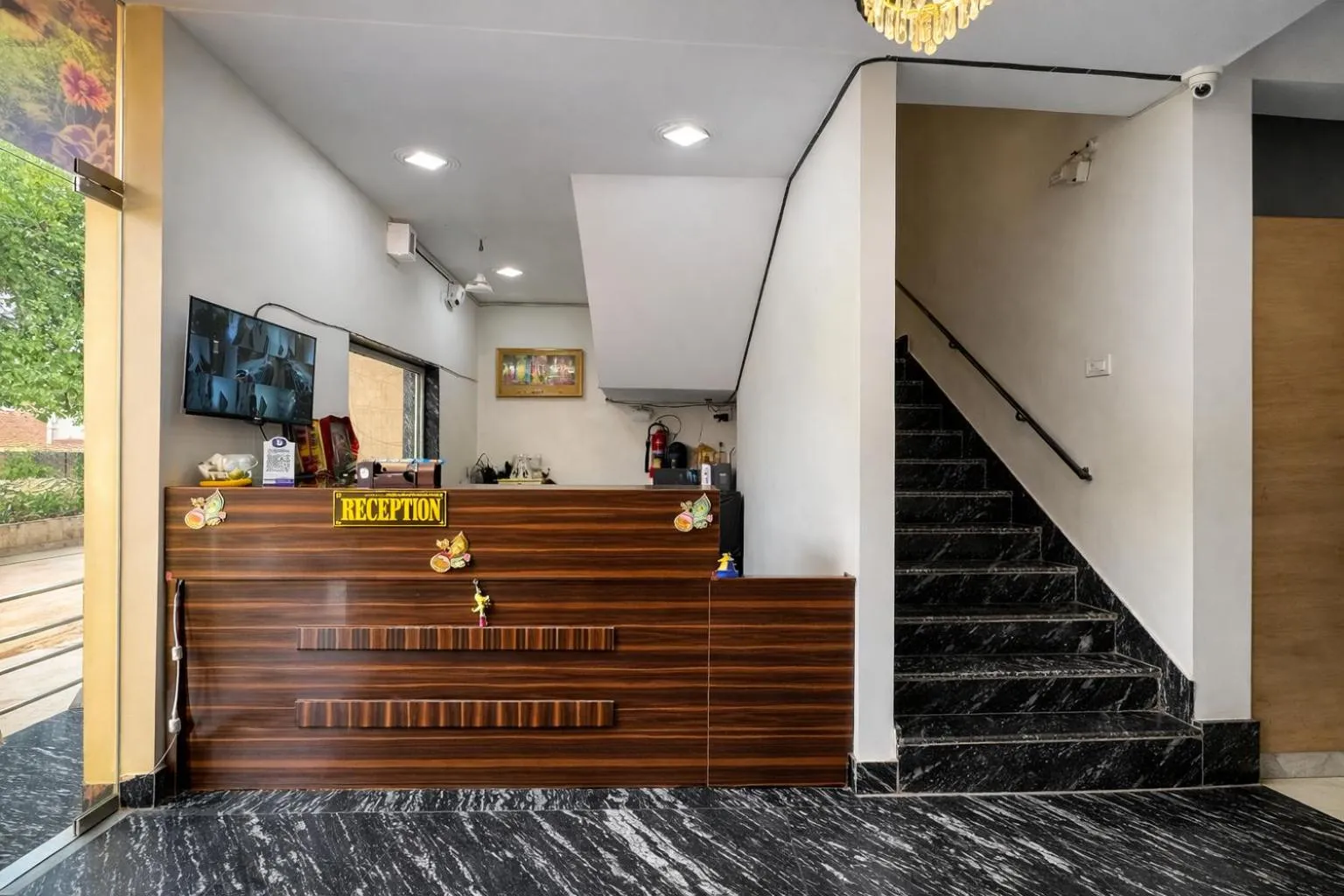 Lobby or reception in Murli Manohar Palace