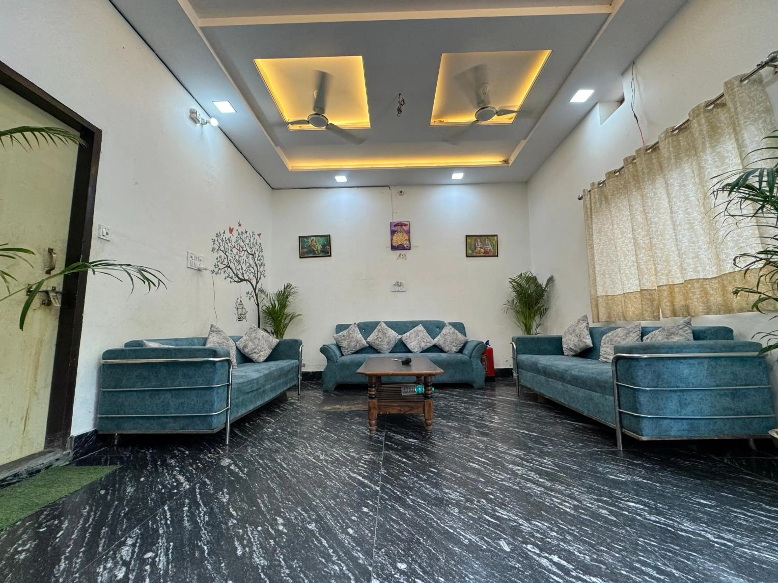 Seating area in Murli Manohar Palace